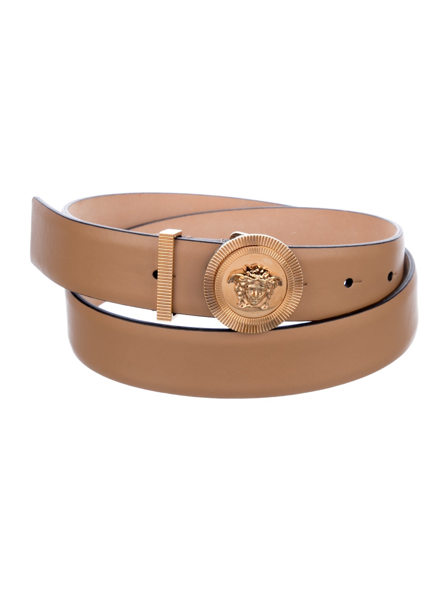 Versace Medusa Insignia Leather Belt
