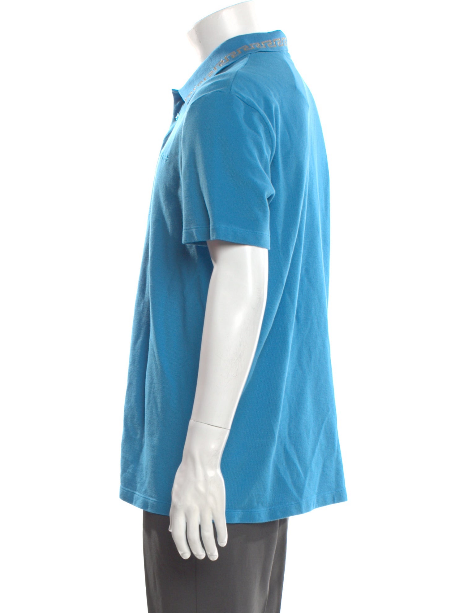 Versace Crew Neck Short Sleeve Polo Shirt