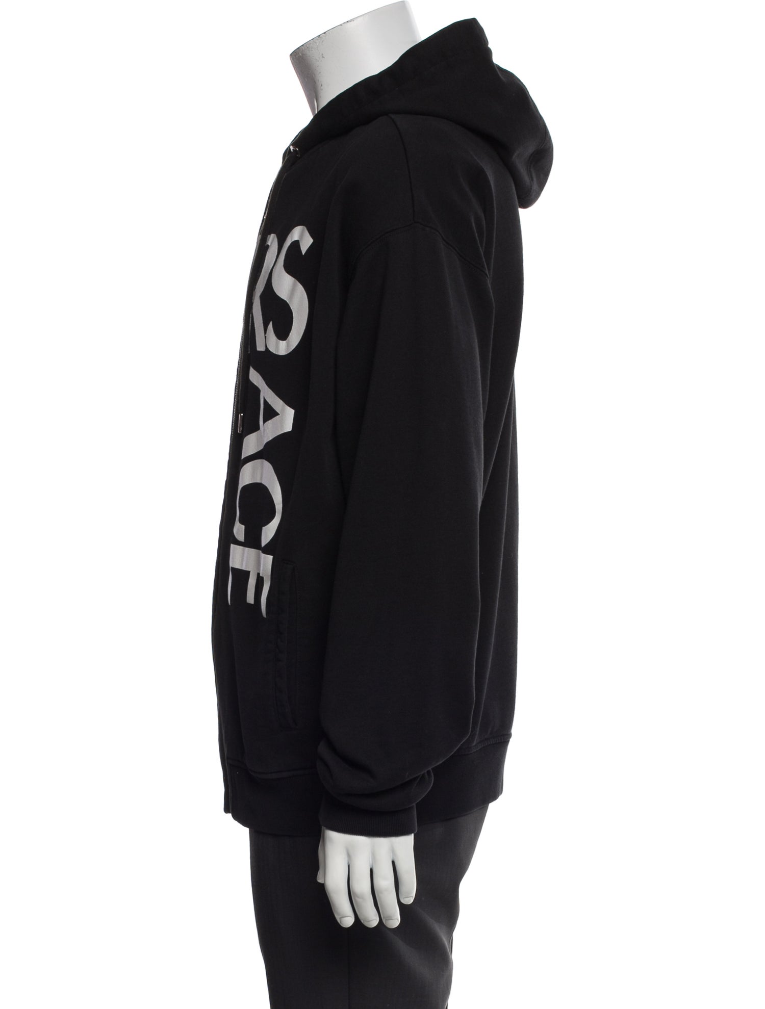 Versace Graphic Print Crew Neck Hoodie