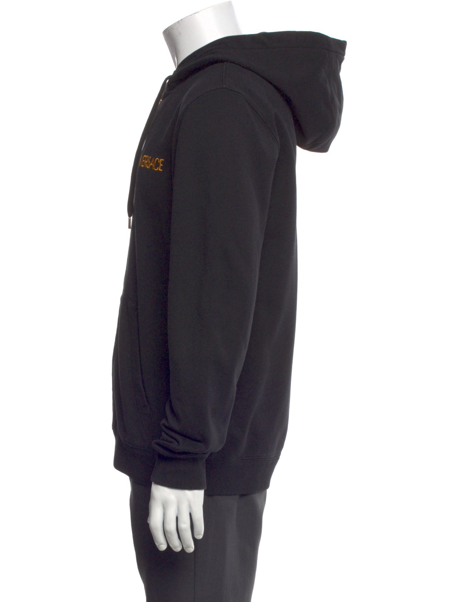 Versace Graphic Print Crew Neck Hoodie