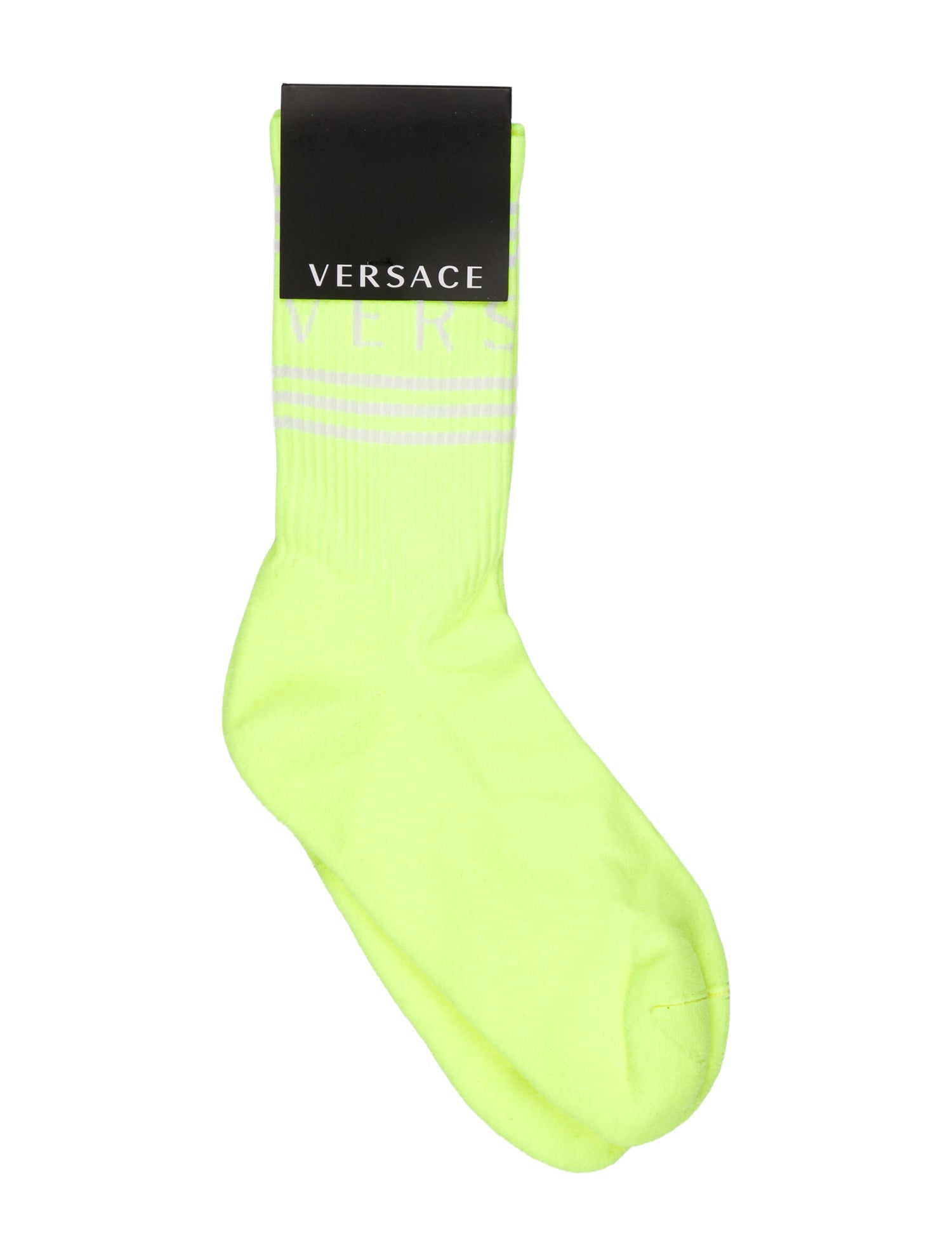Versace Men's Neon Versace socks w/Tags