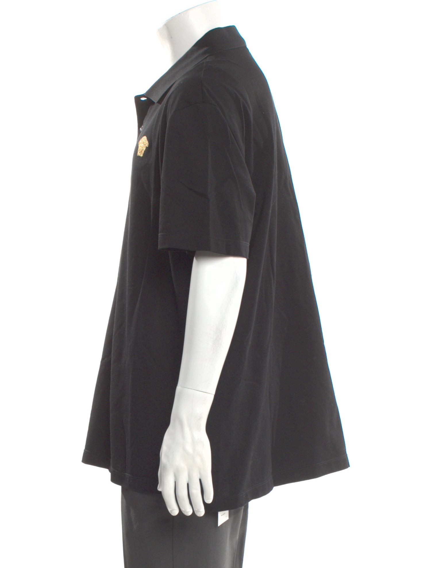 Versace Crew Neck Short Sleeve Polo Shirt