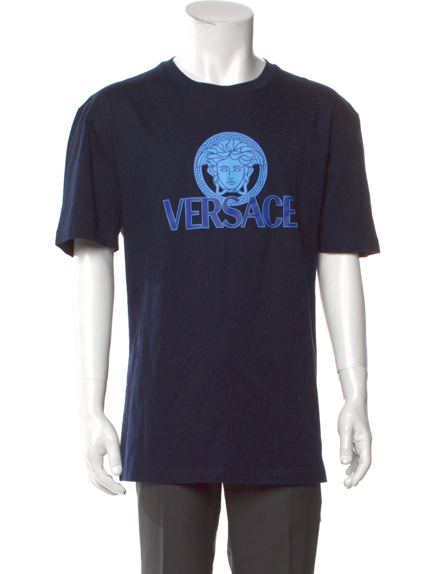 Versace Graphic Print Crew Neck T-Shirt