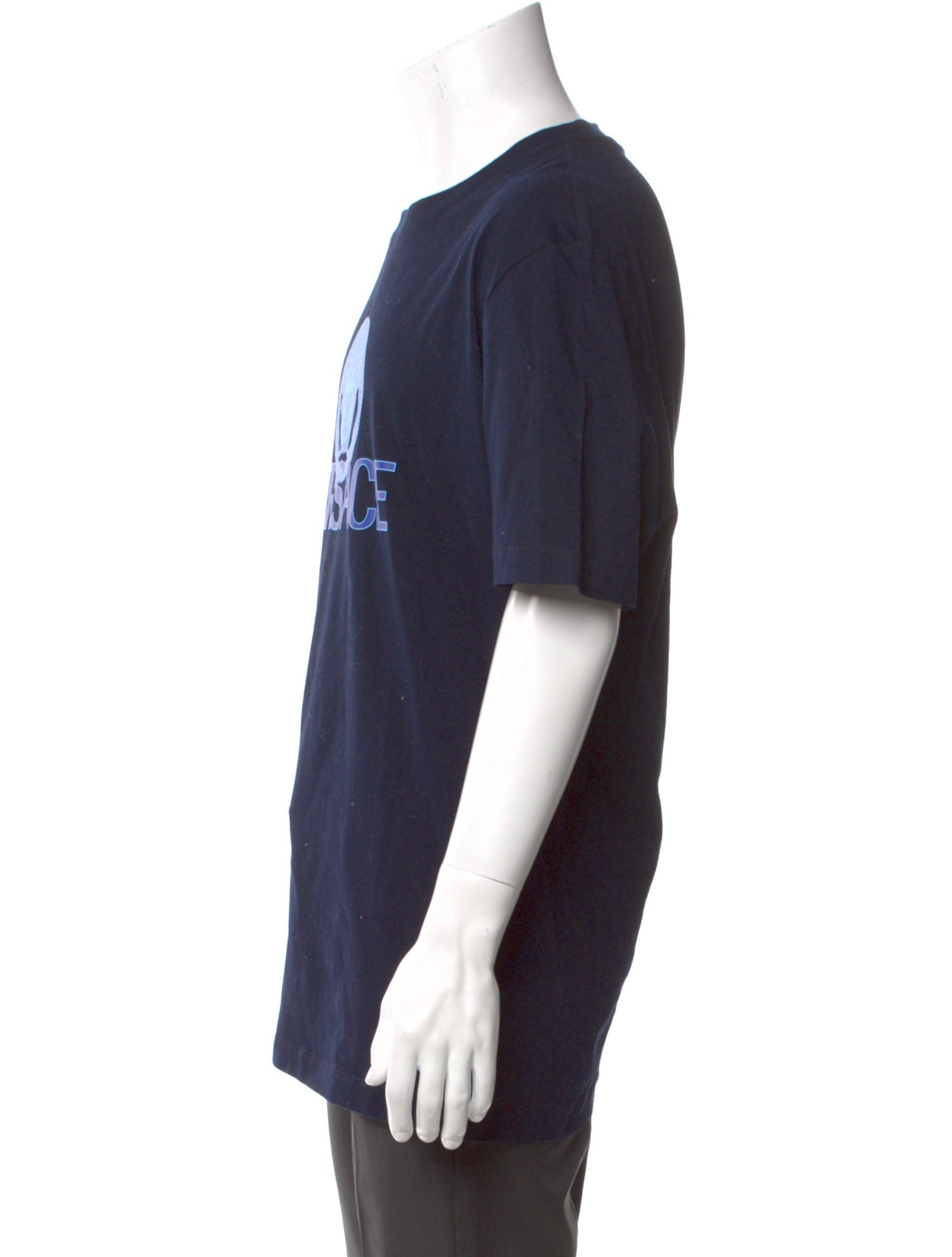 Versace Graphic Print Crew Neck T-Shirt