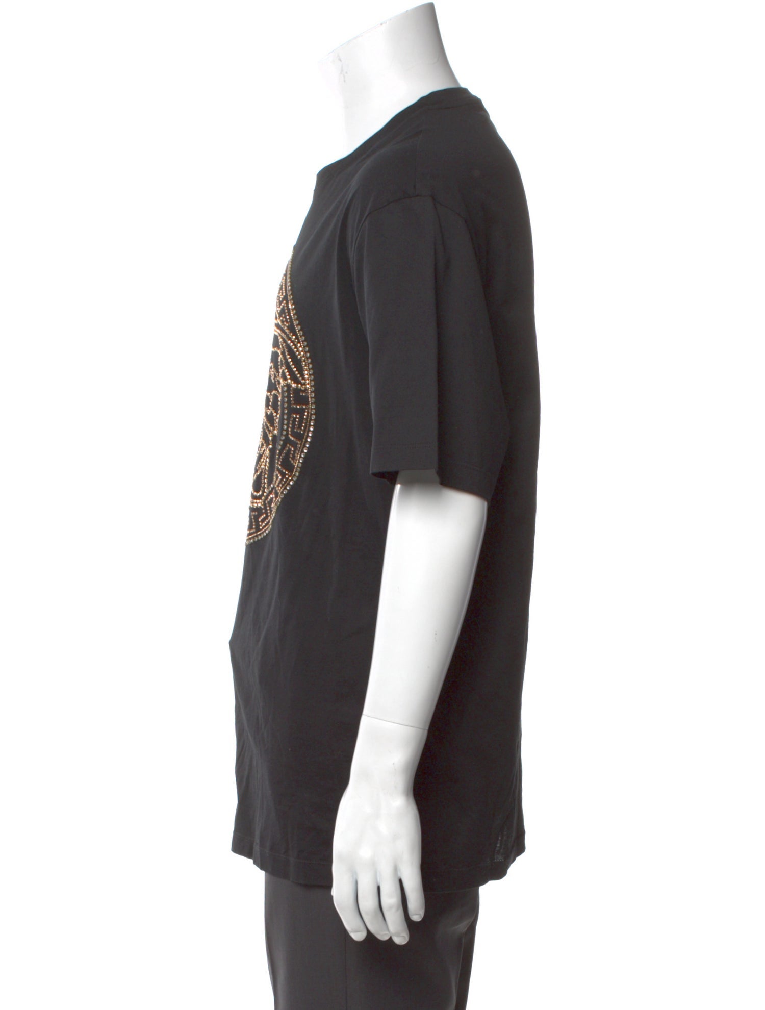 Versace Graphic Print Crew Neck T-Shirt