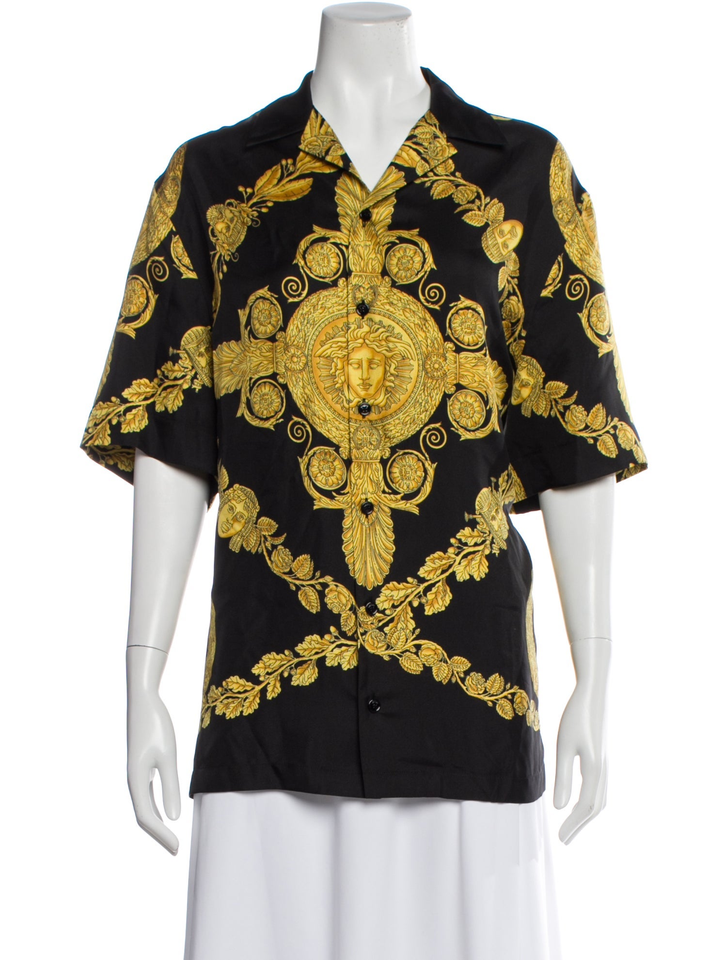 Versace Silk Printed Shirt