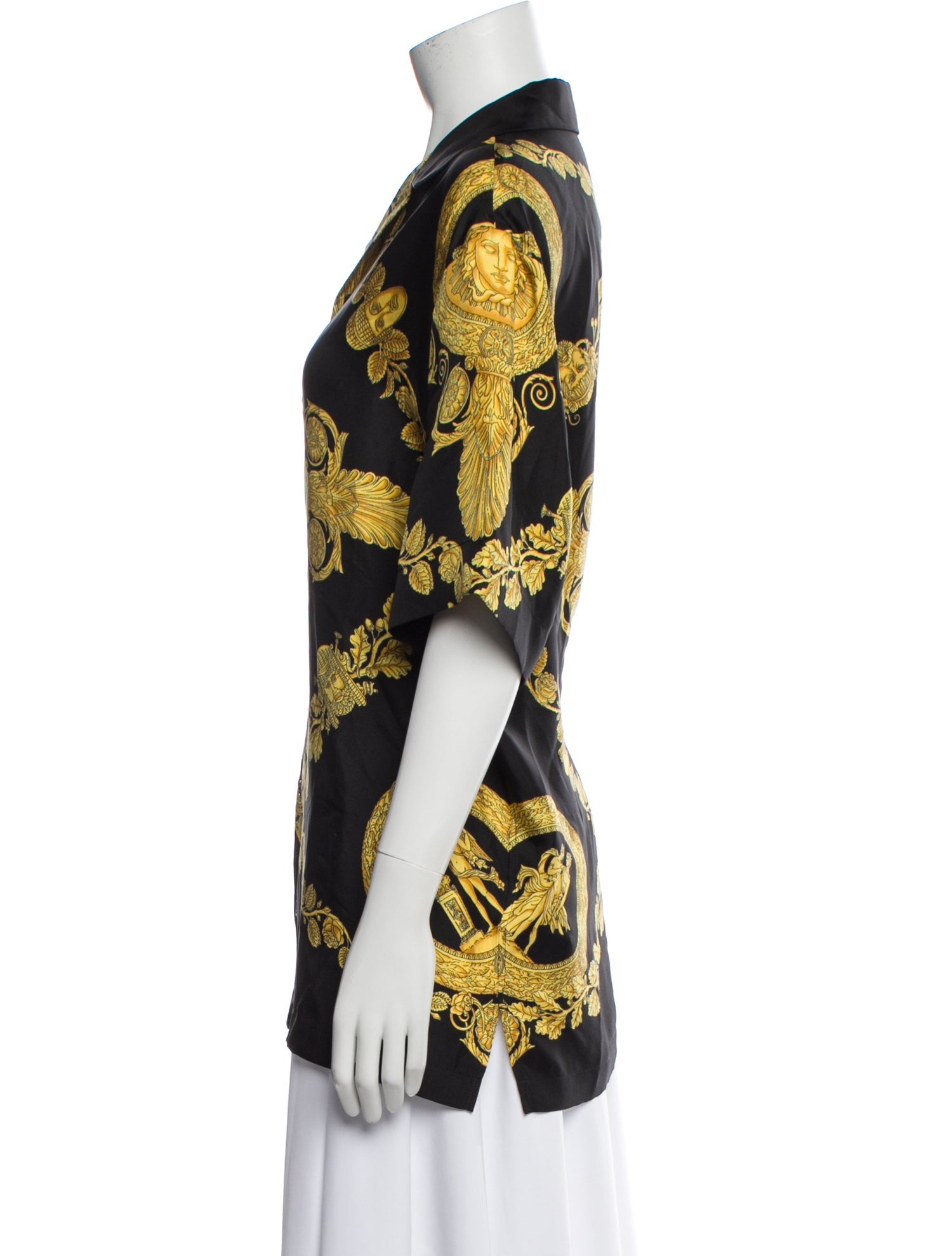 Versace Silk Printed Shirt