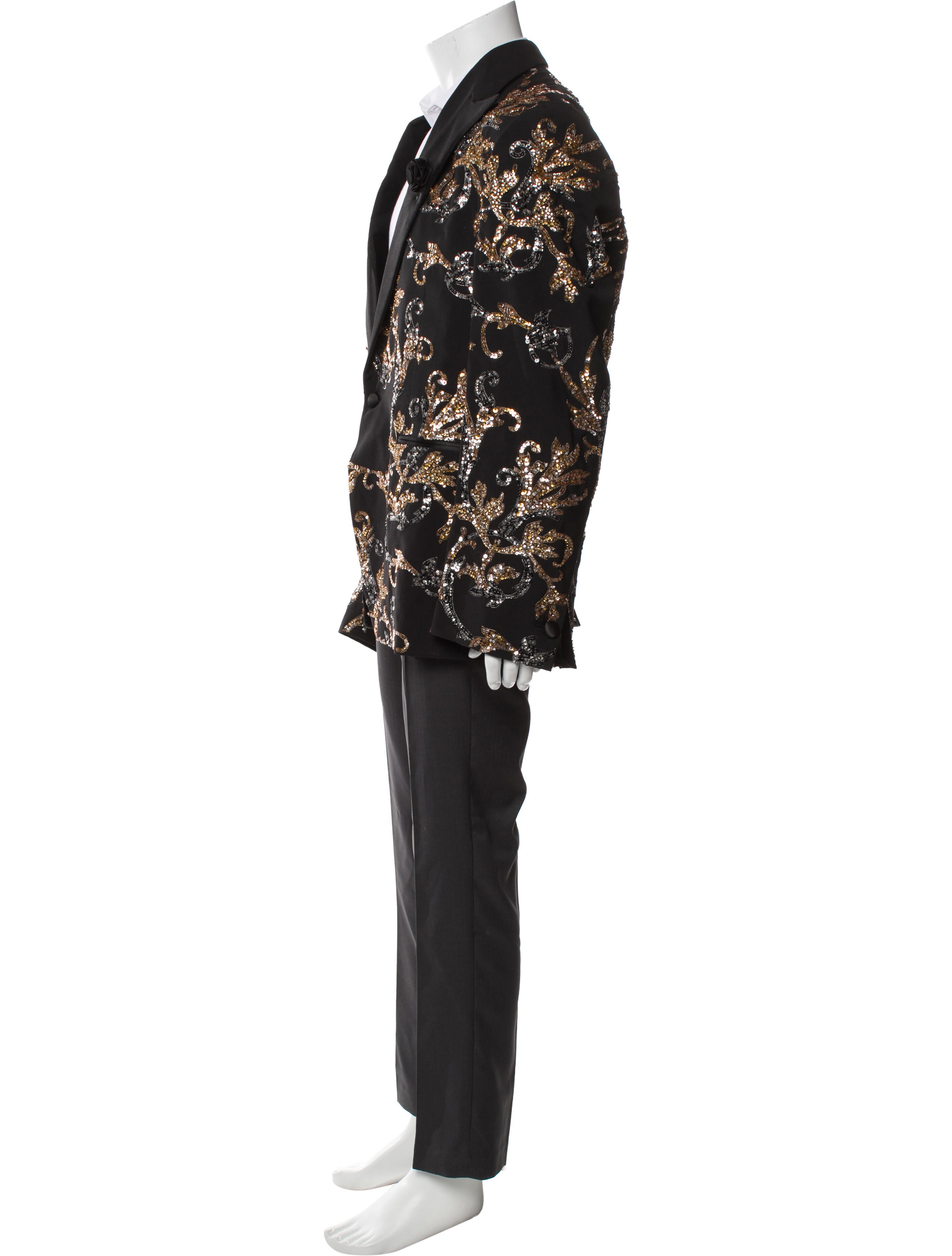 Versace Mens' Virgin Wool Tuxedo