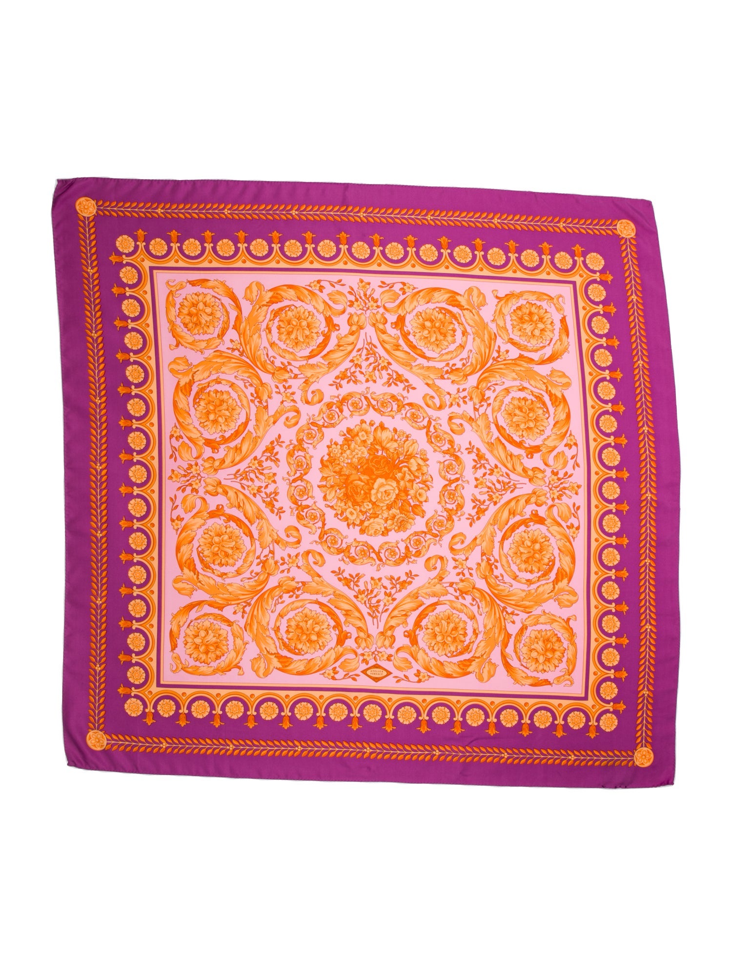 Versace Silk Printed Scarf