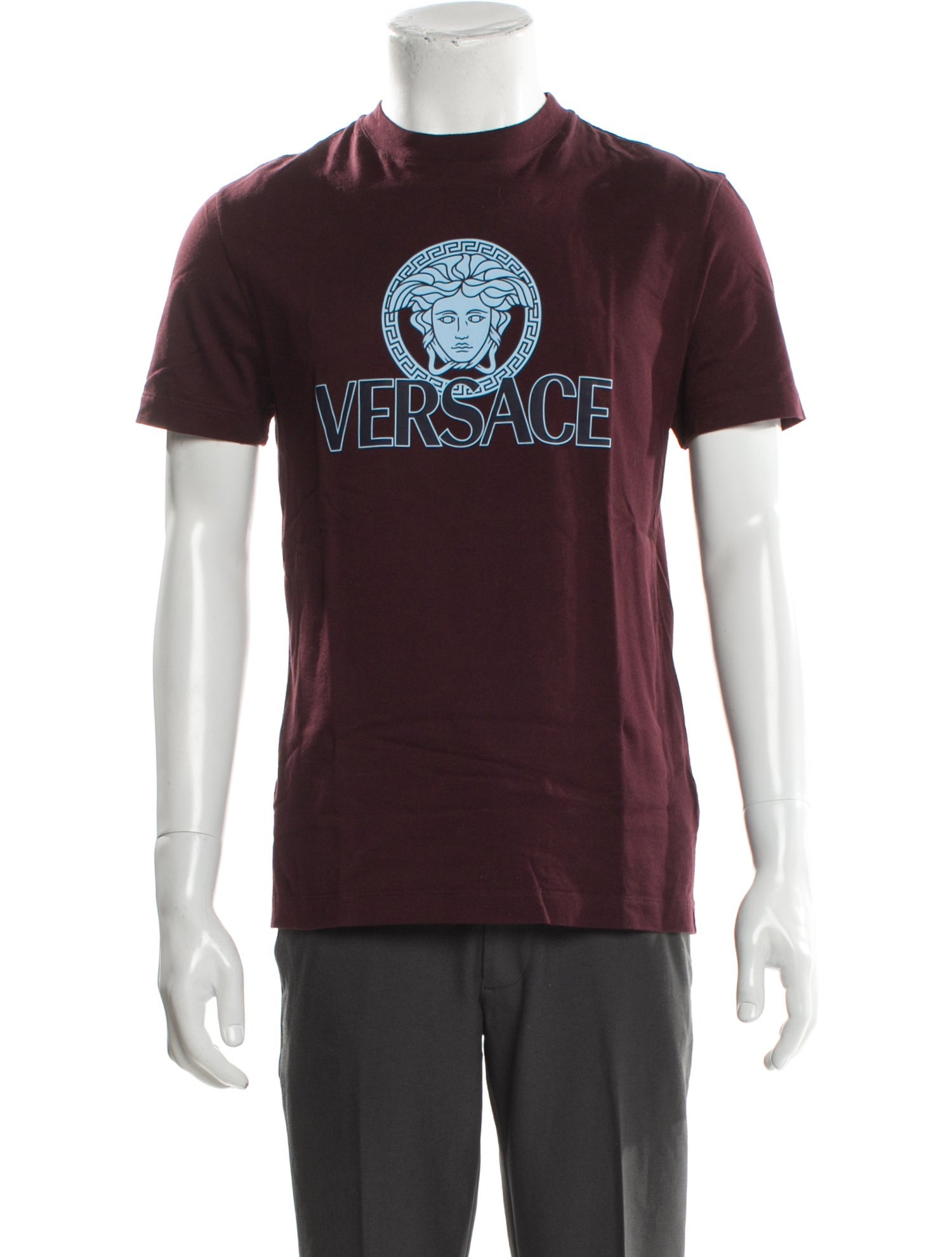 Versace Graphic Print Crew Neck T-Shirt