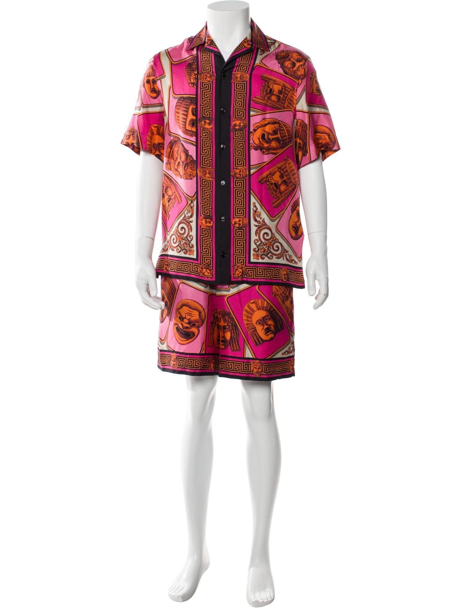 Versace Silk Printed Shirt
