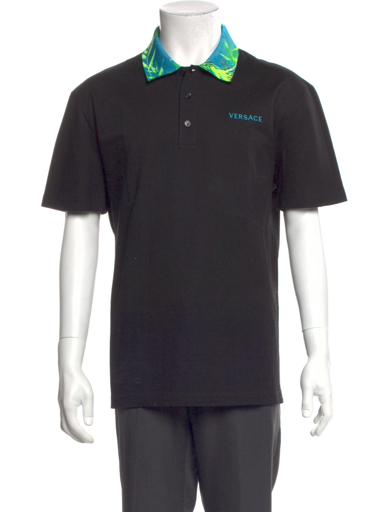 Versace Collar Short Sleeve Polo Shirt