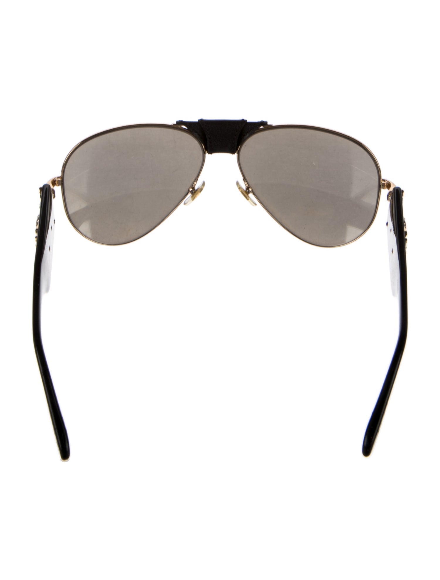 Versace Medusa Insignia Aviator Sunglasses