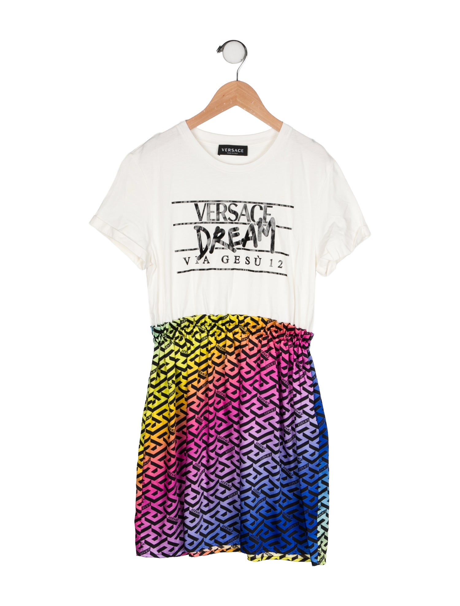 Versace Graphic Print Casual Dress
