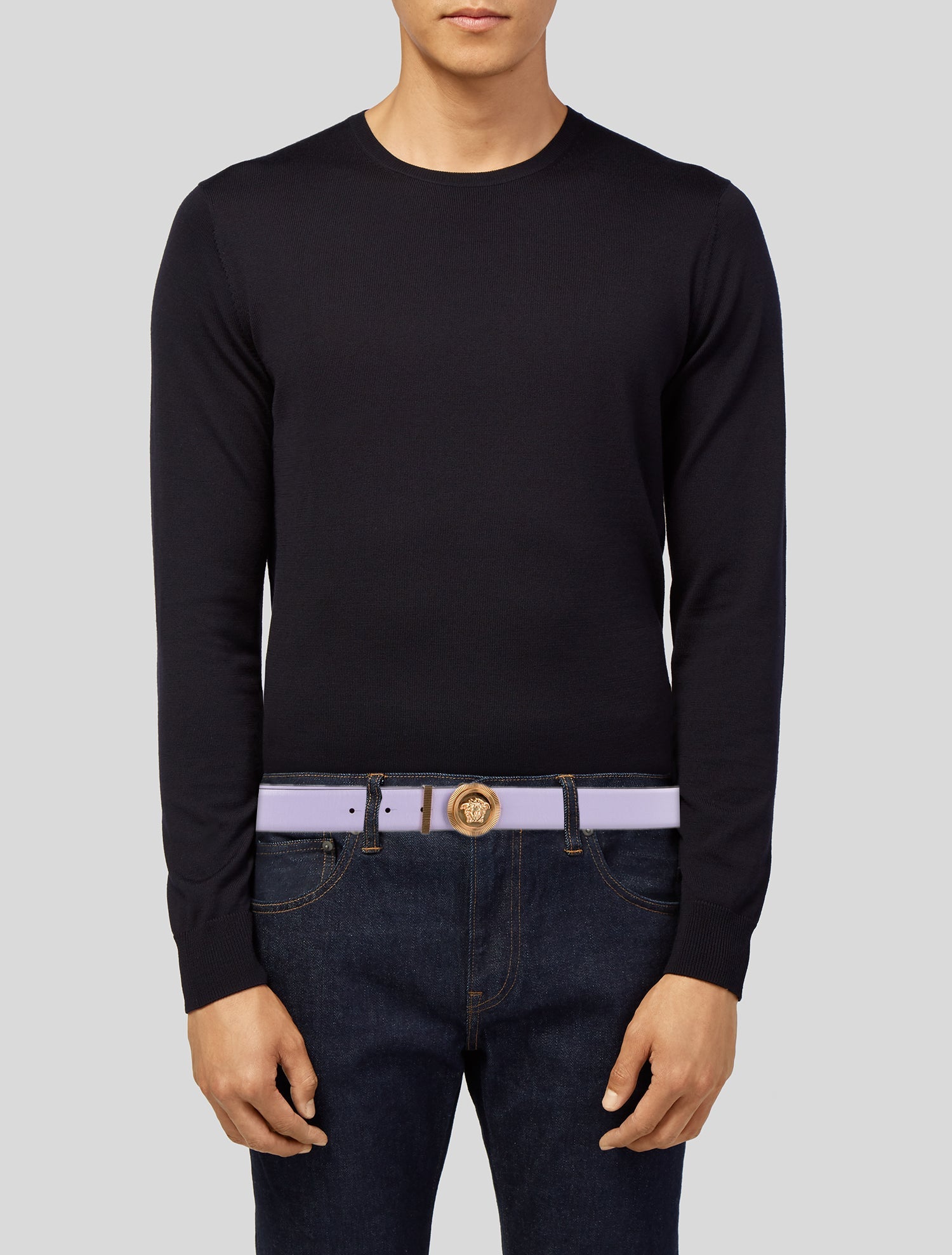 Versace Leather Waist Belt