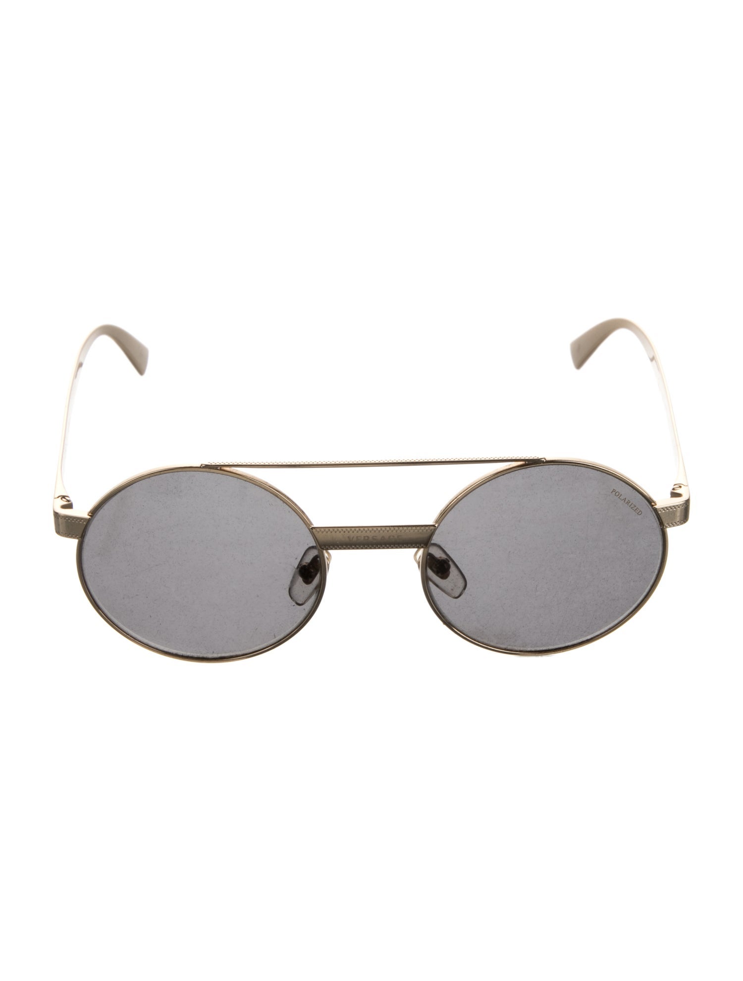 Versace Round Mirrored Sunglasses