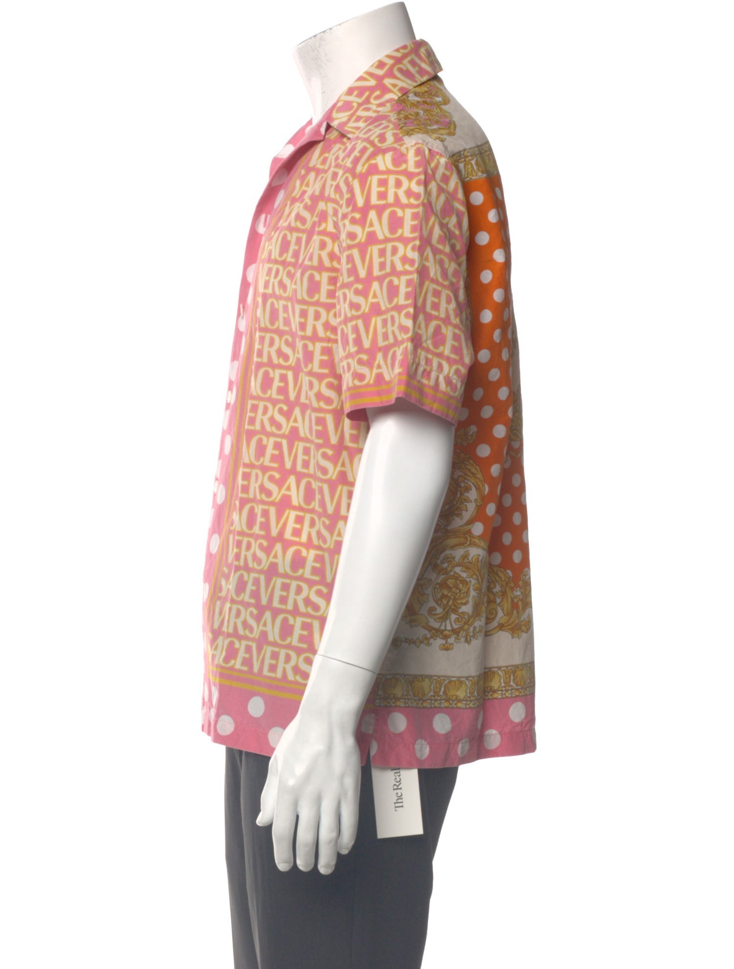 Versace Printed Short Sleeve Shirt