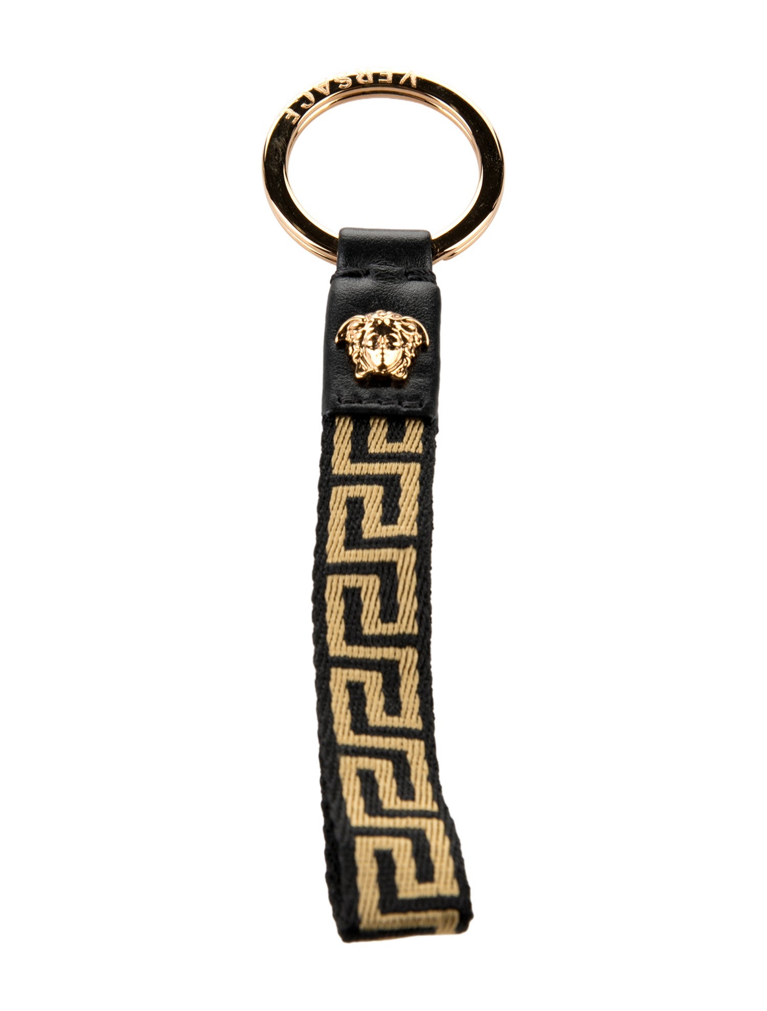 Versace Pattern Print Keychain