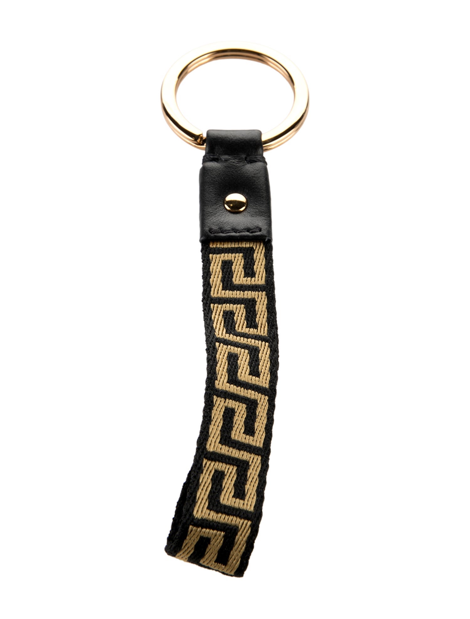 Versace Pattern Print Keychain
