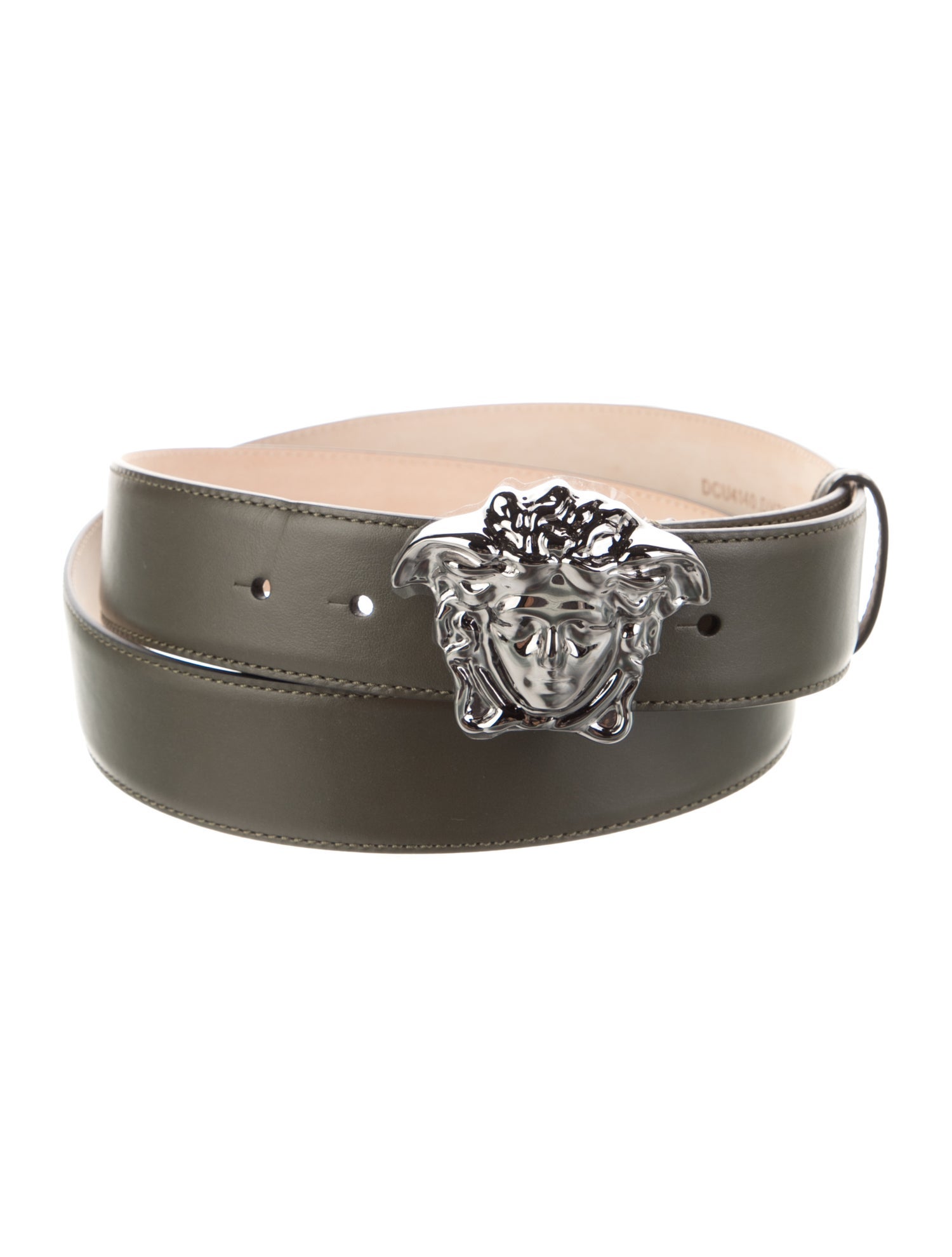 Versace Medusa Insignia Leather Waist Belt w/ Tags