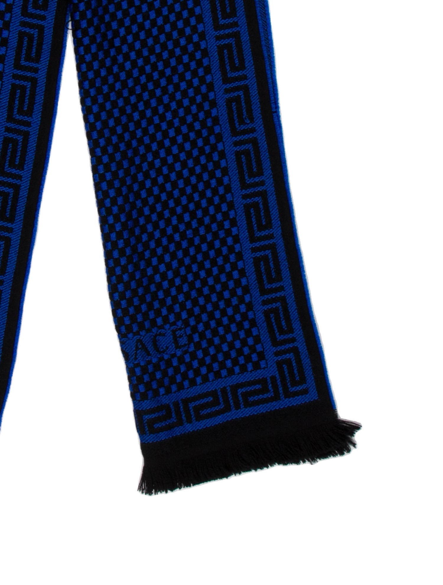 Versace Wool Printed Scarf