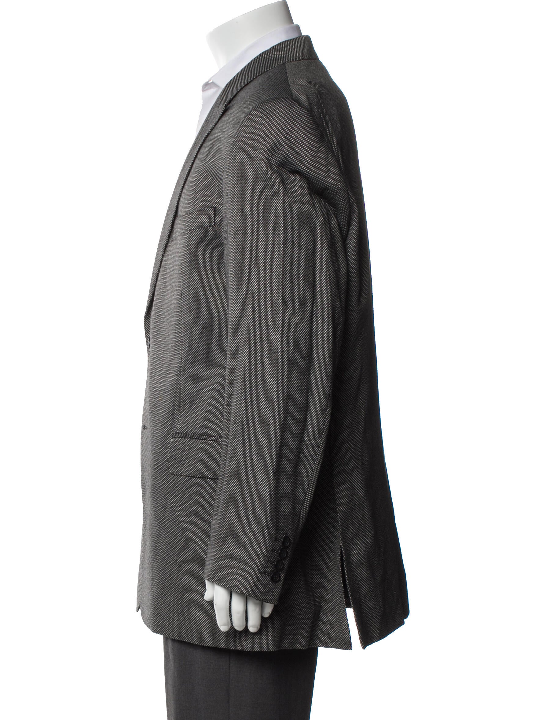 Versace Bamboo Polka Dot Print Blazer