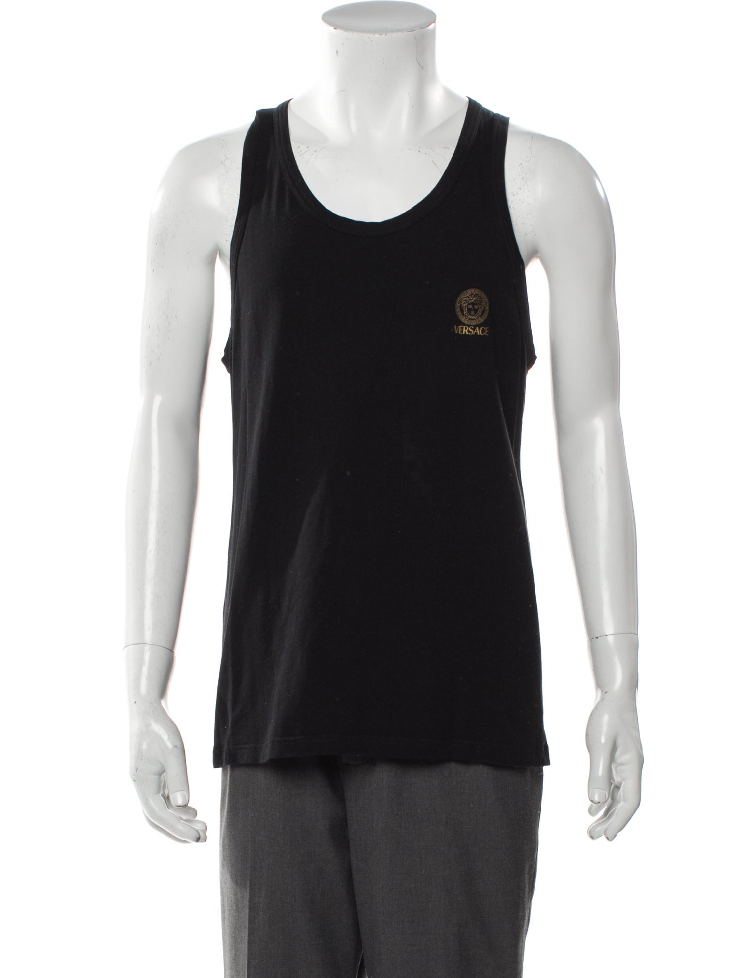 Versace Graphic Print Scoop Neck T-Shirt