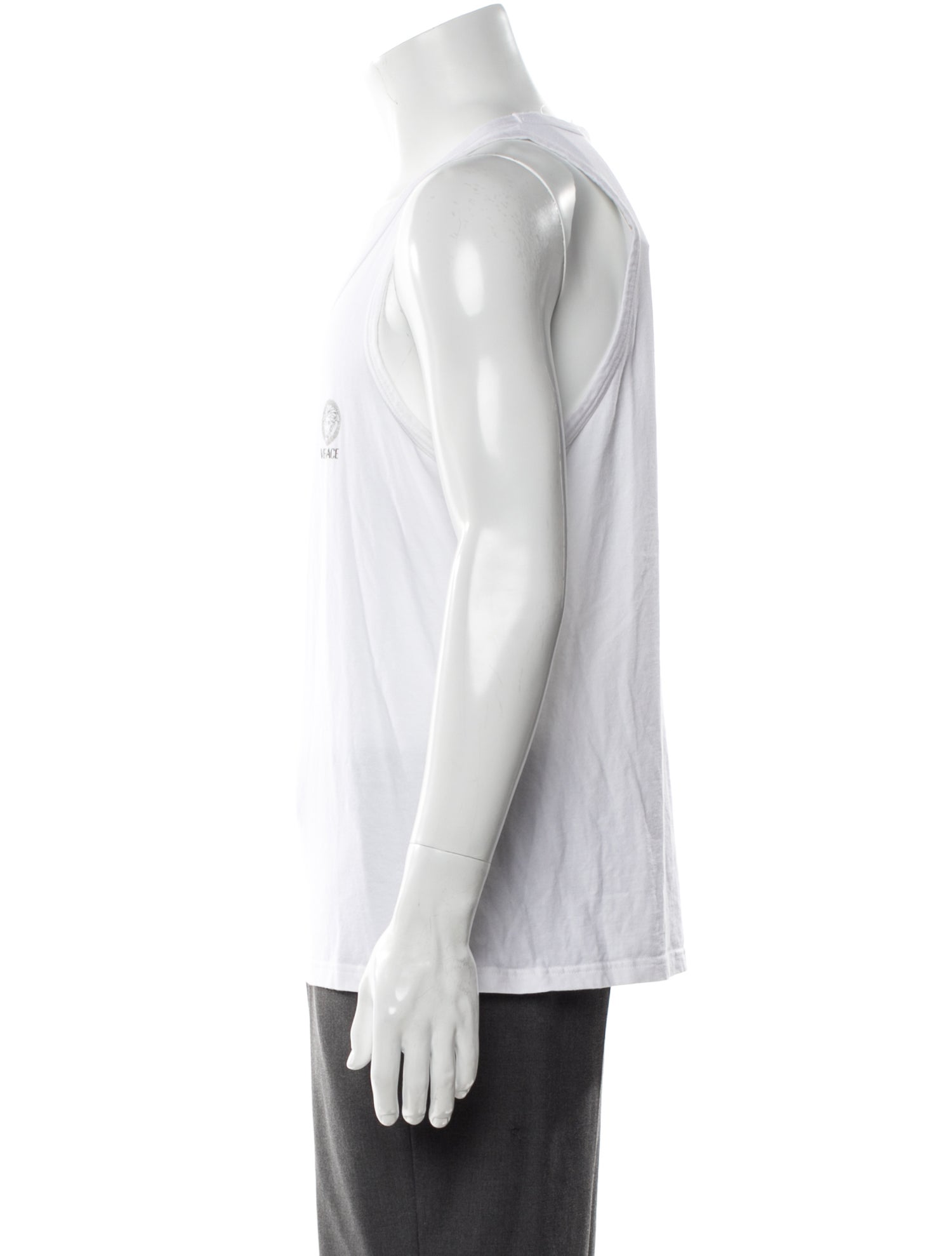 Versace Scoop Neck Sleeveless Tank