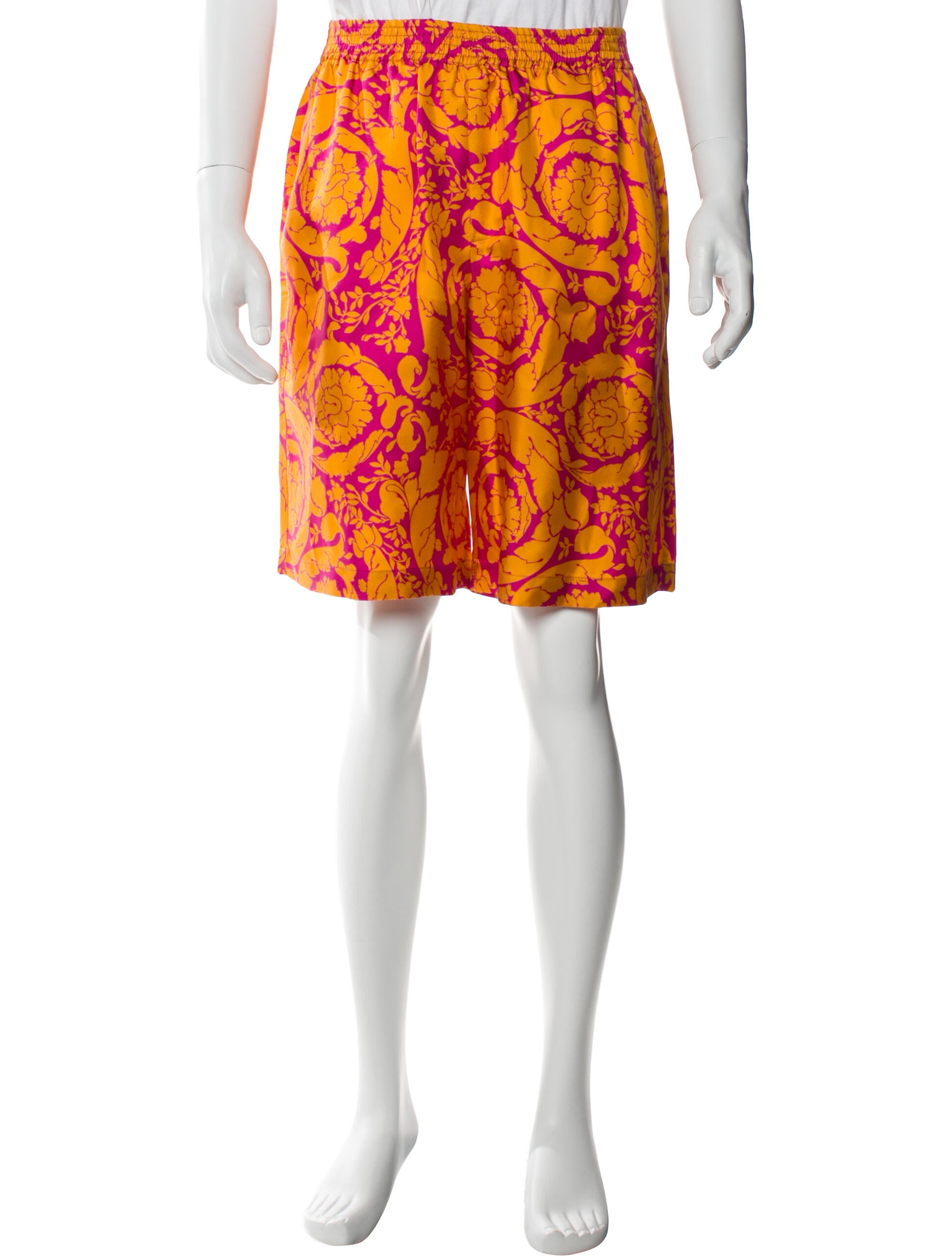 Versace Silk Jogger Shorts