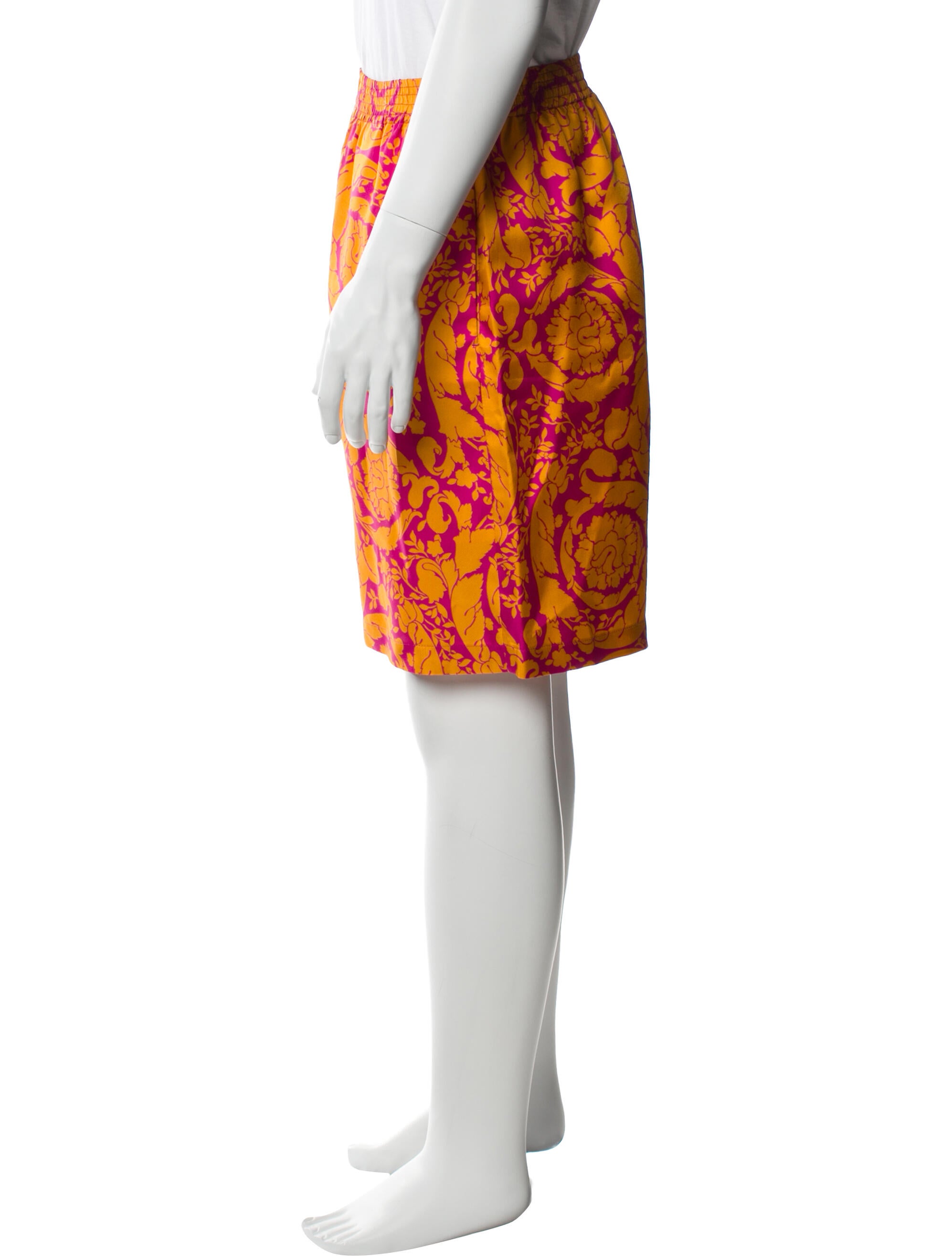 Versace Silk Jogger Shorts