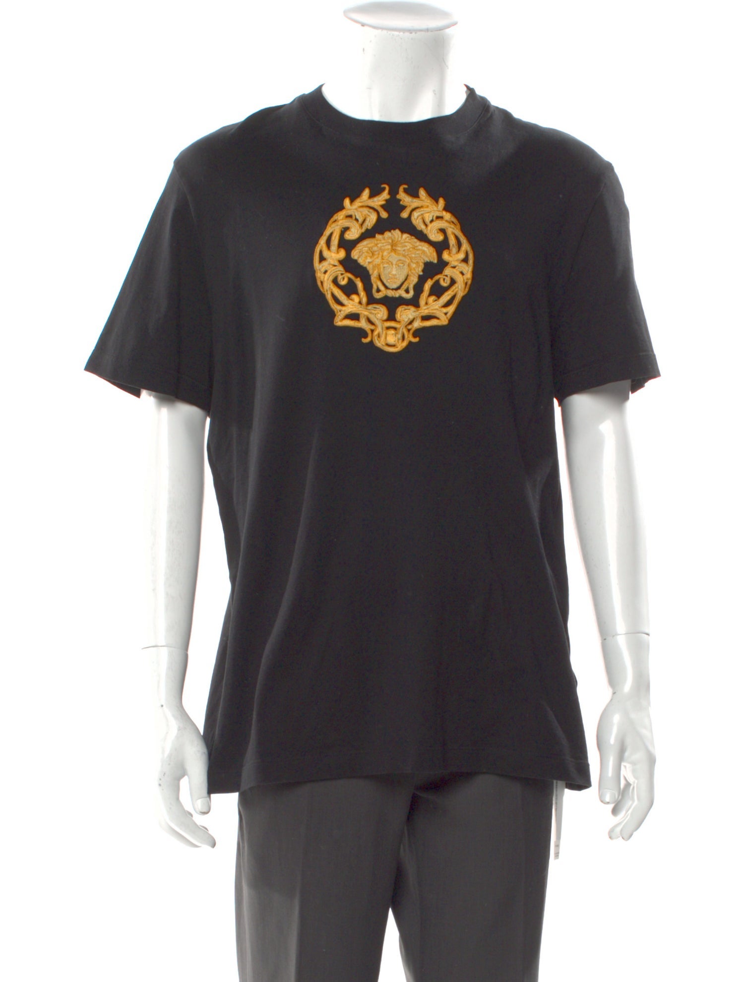 Versace Graphic Print Crew Neck T-Shirt