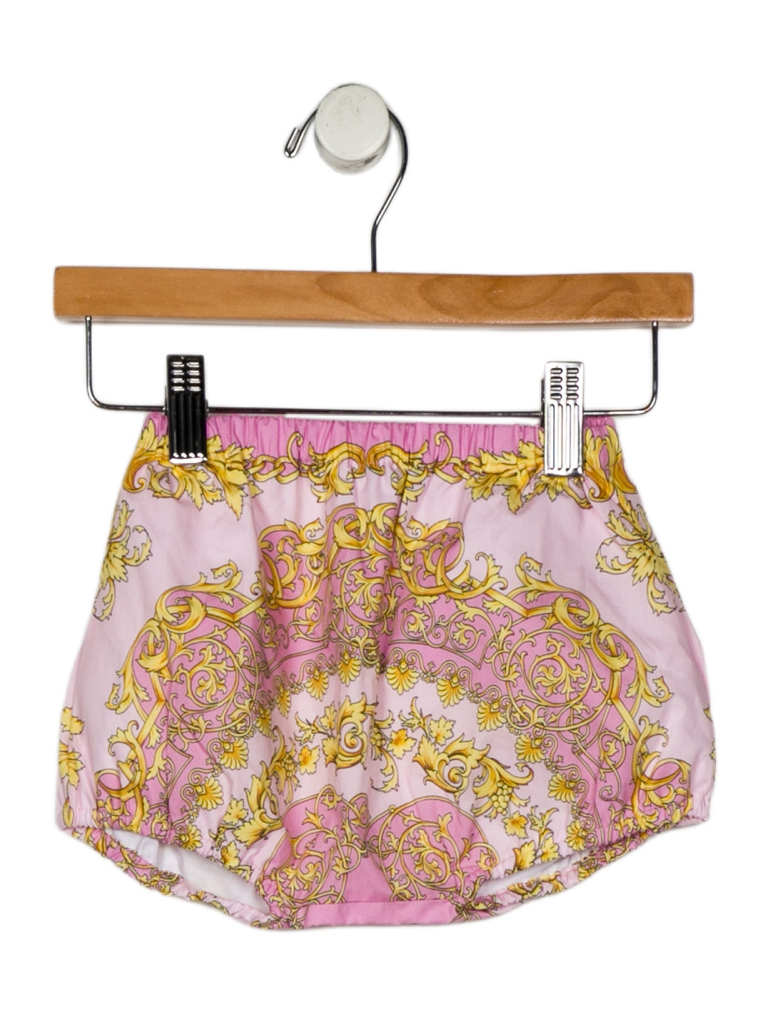 Versace Infant Girls Pattern Printed Diaper Cover