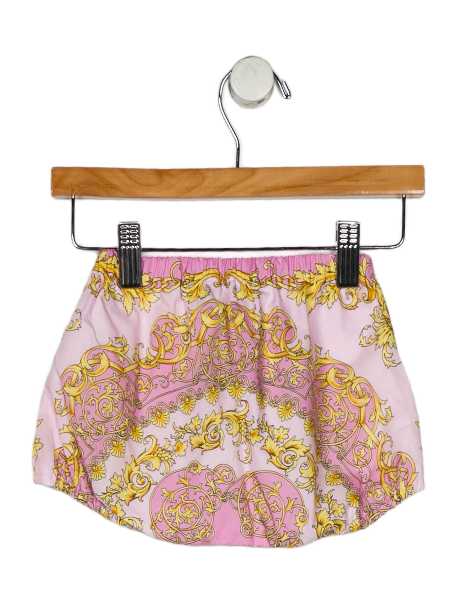 Versace Infant Girls Pattern Printed Diaper Cover