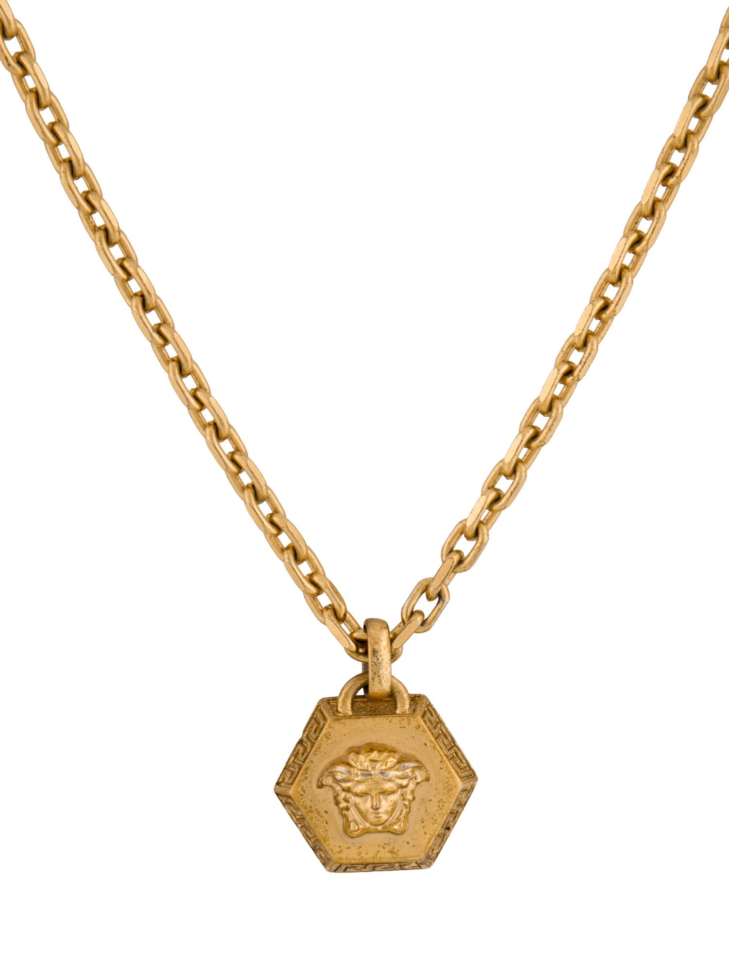 Versace Medusa Pendant Necklace