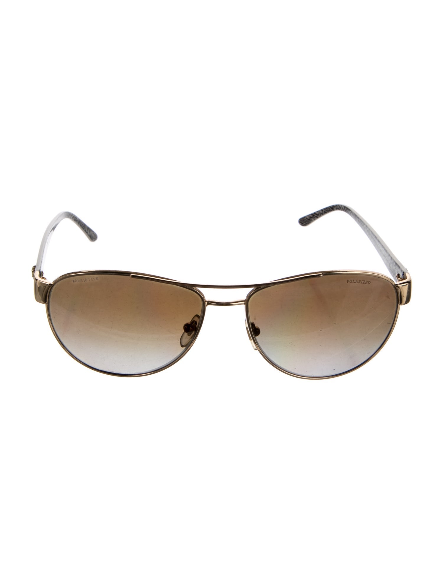 Versace Medusa Insignia Aviator Sunglasses