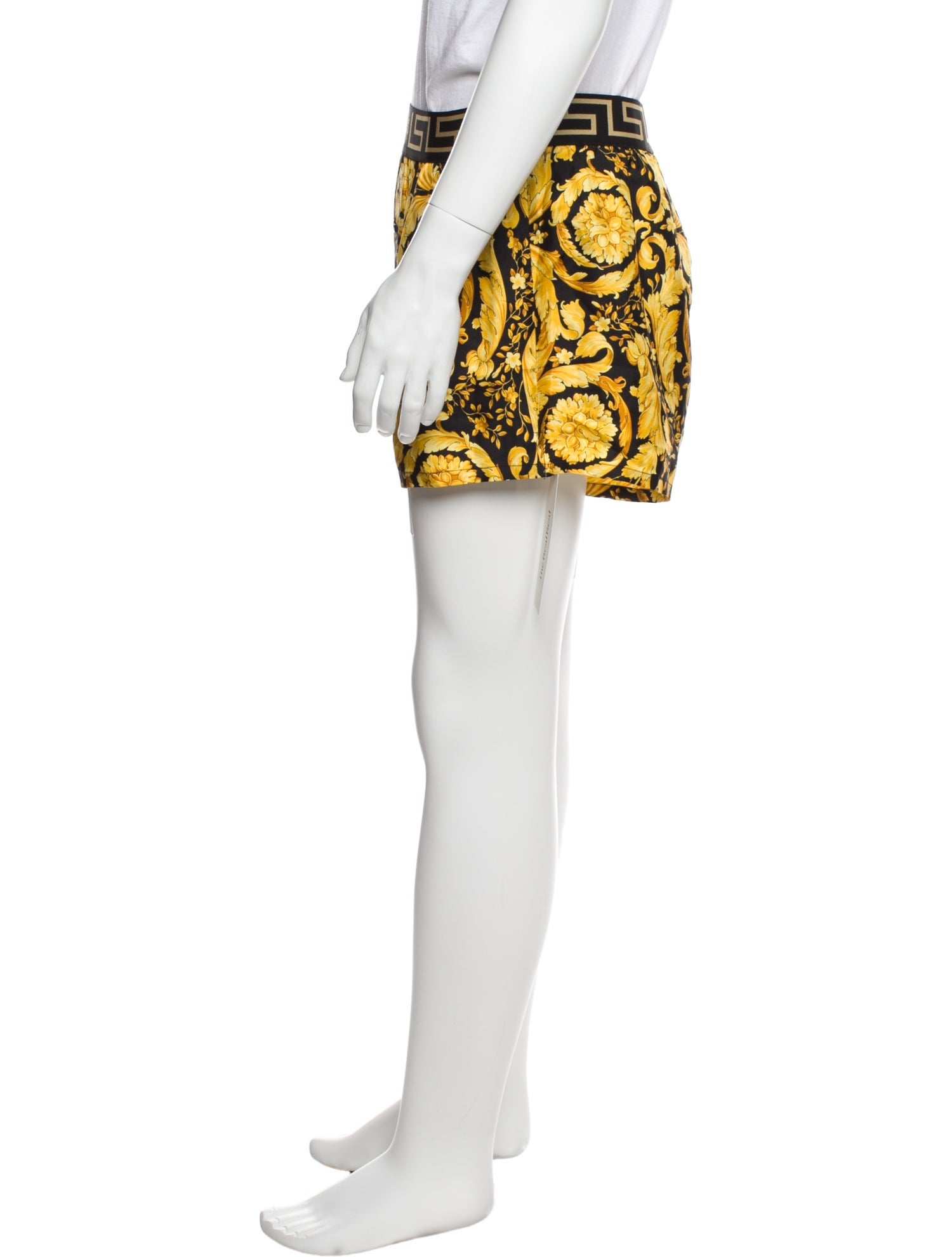 Versace Silk Jogger Shorts w/ Tags