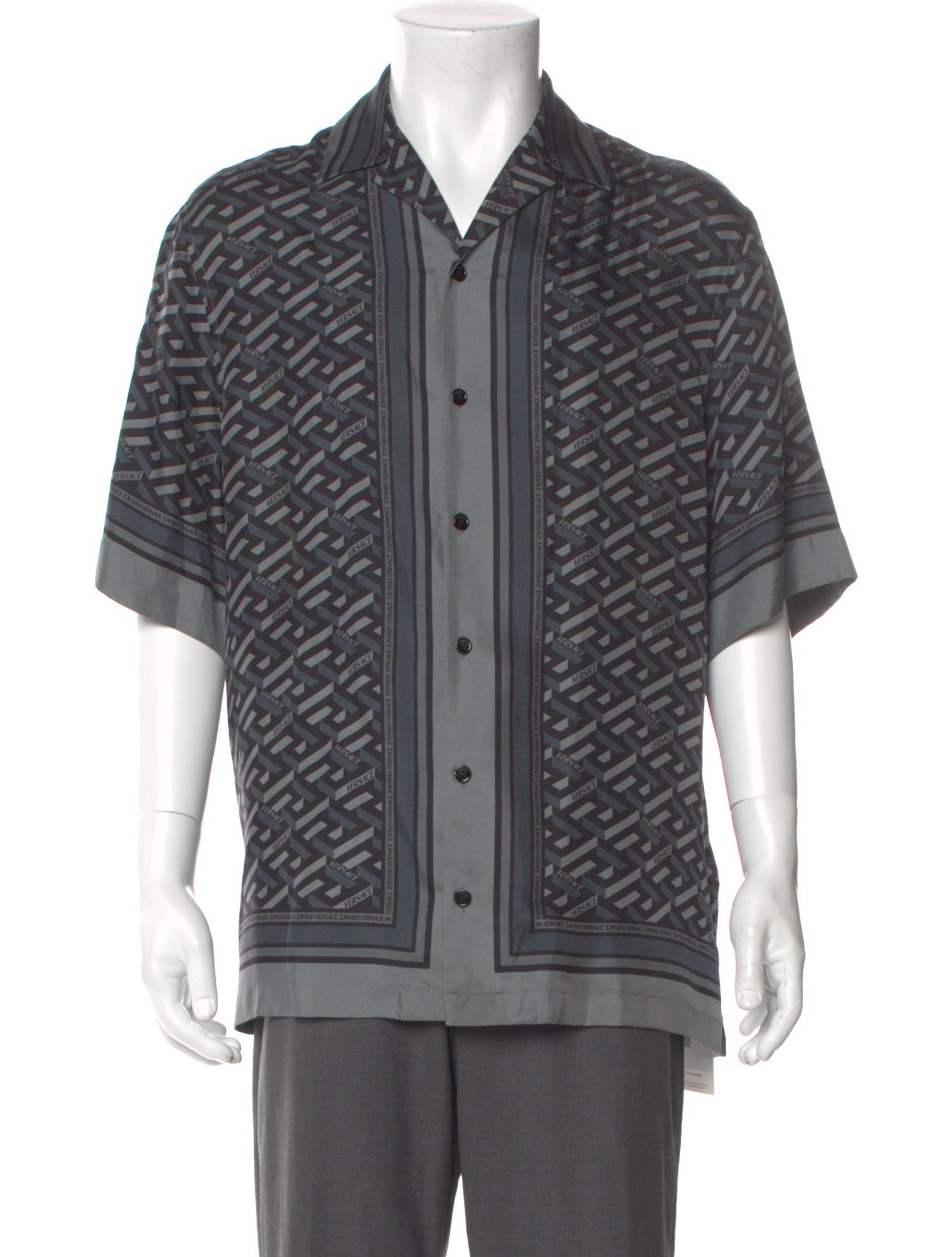 Versace Silk Printed Shirt