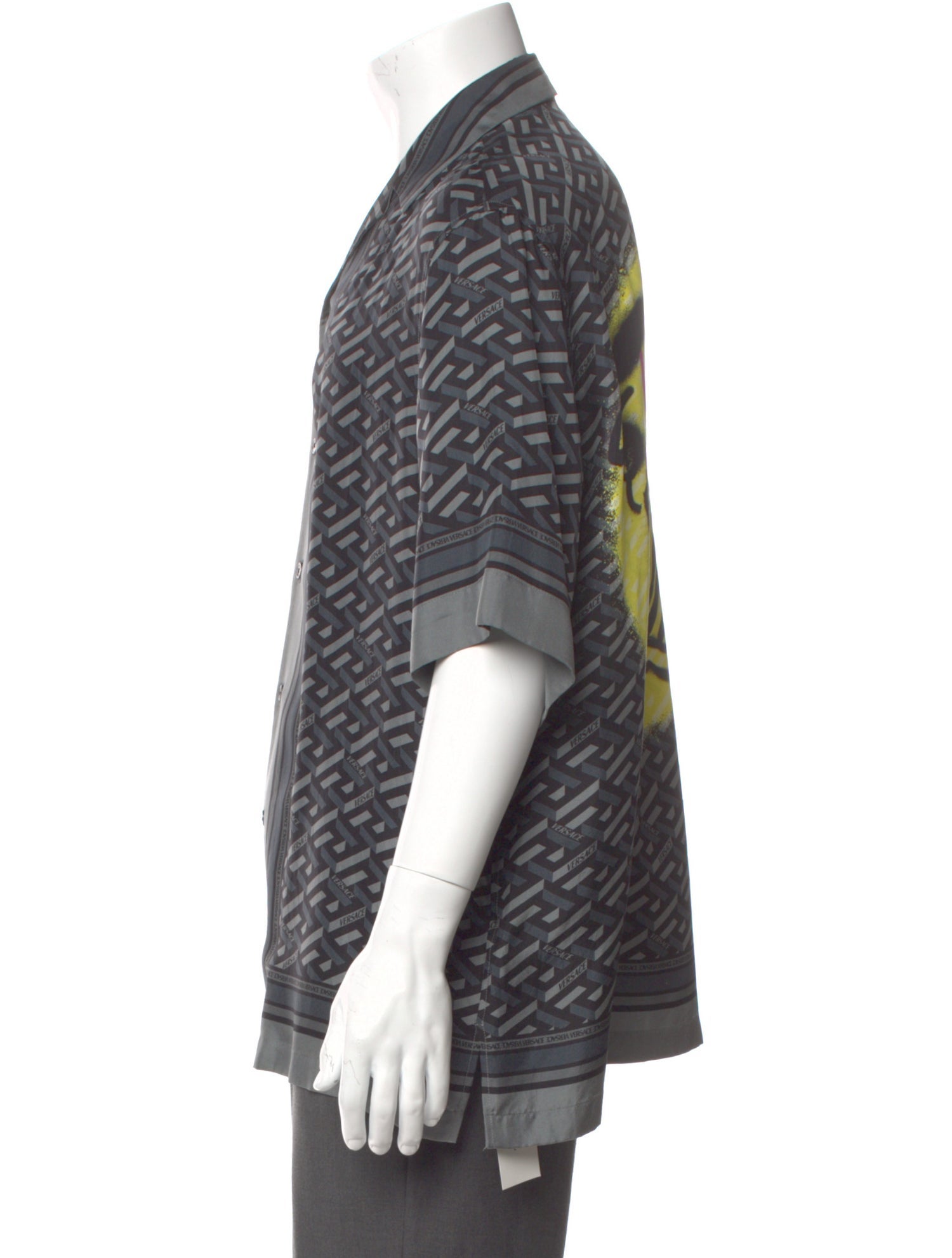 Versace Silk Printed Shirt