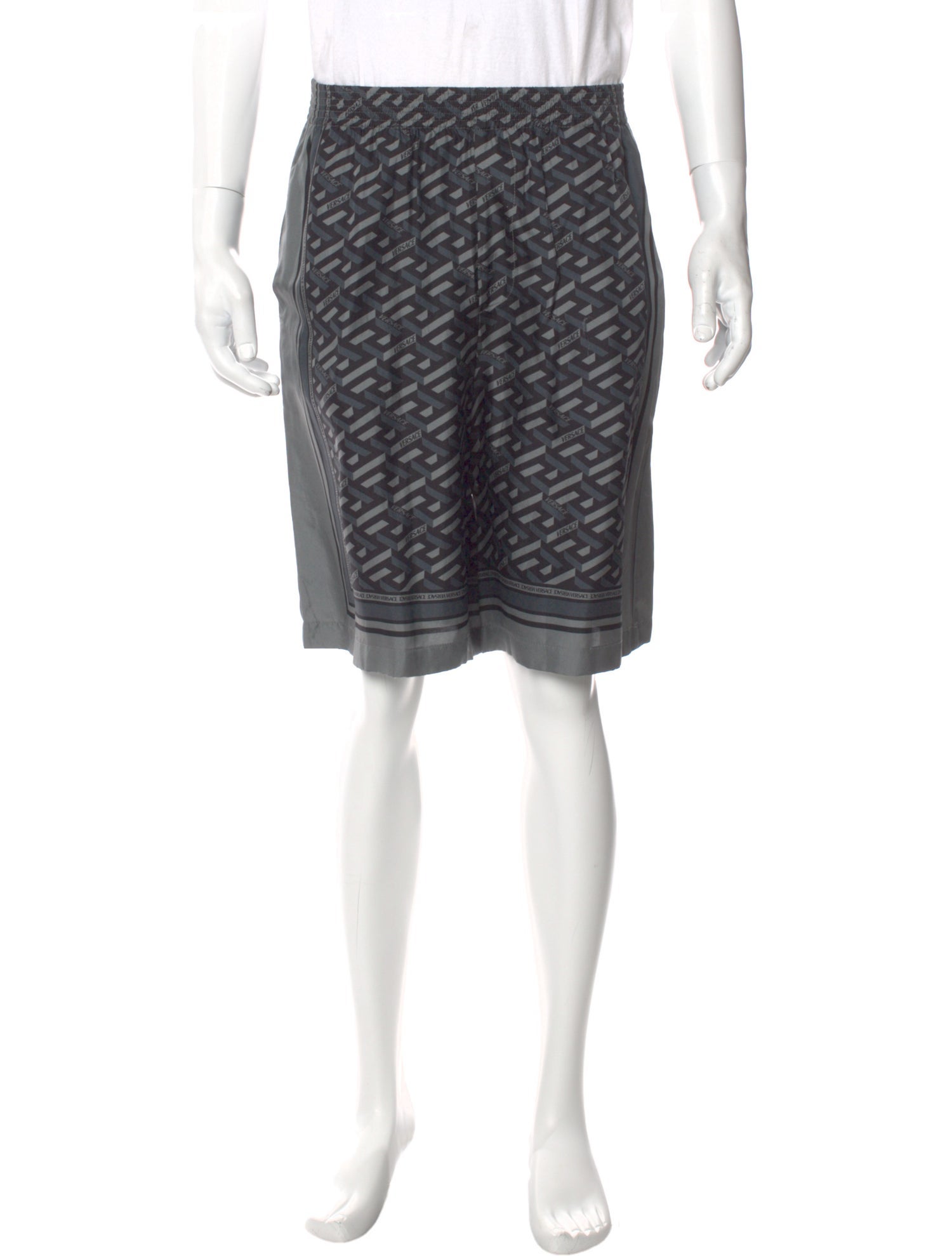 Versace Silk Jogger Shorts