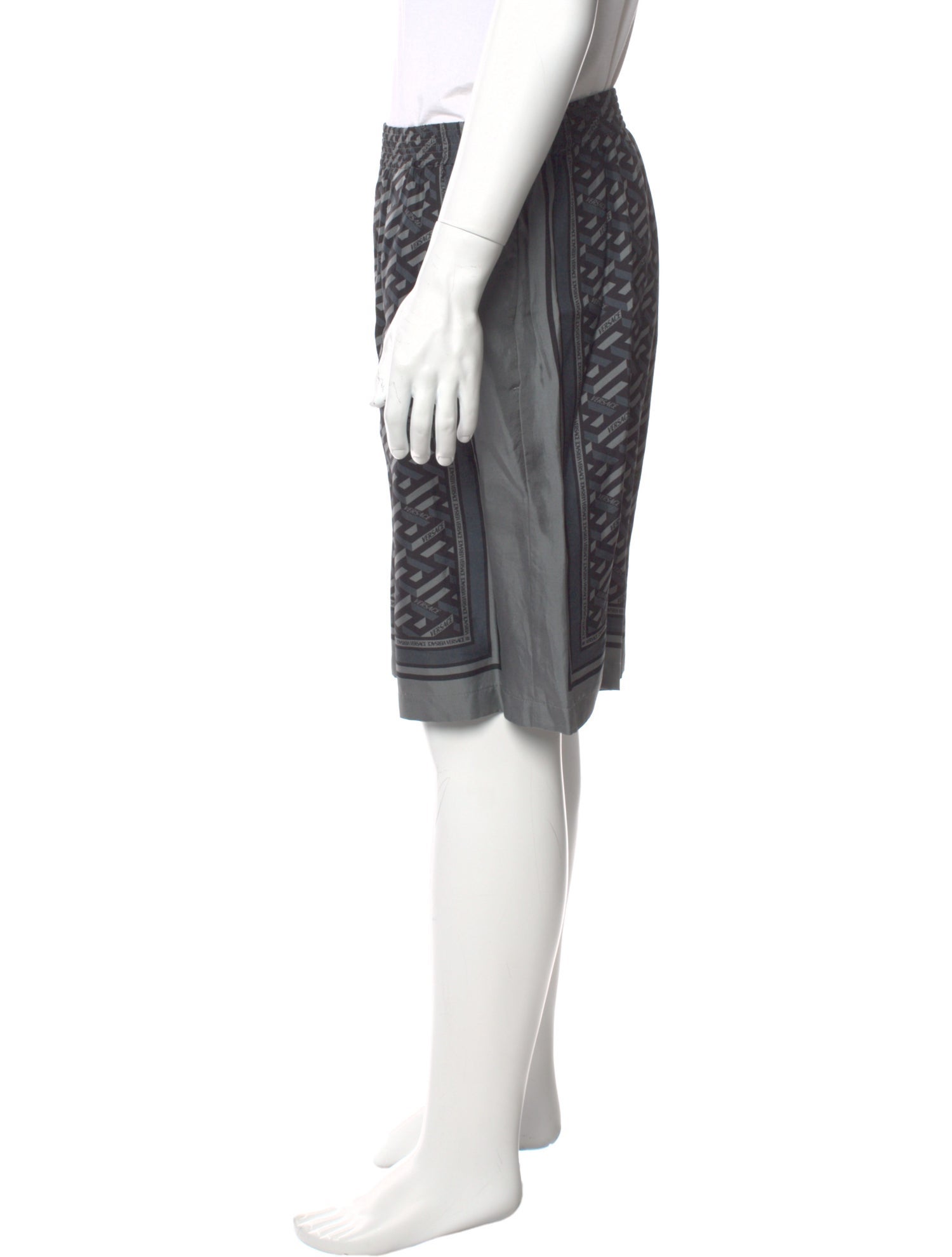 Versace Silk Jogger Shorts