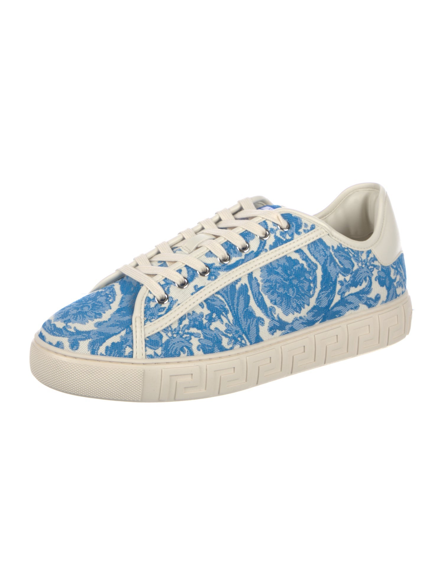 Versace Canvas Printed Sneakers