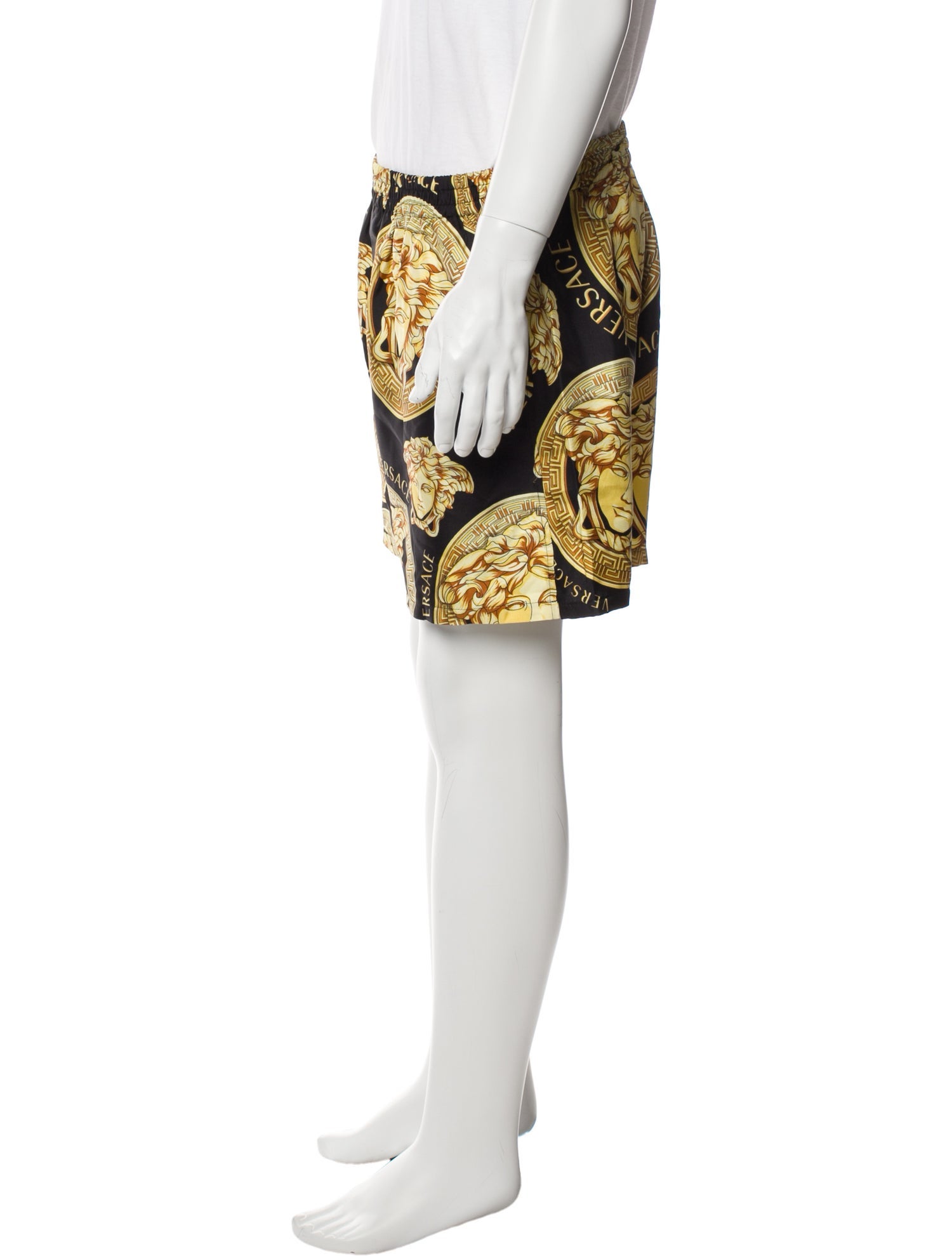 Versace Silk Athletic Shorts w/ Tags