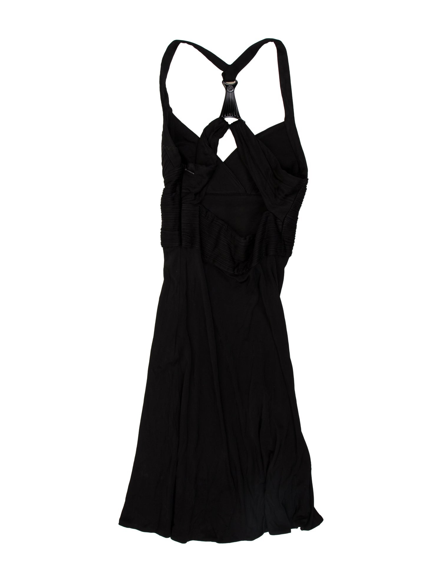 Versace Strapless Knee-Length Dress