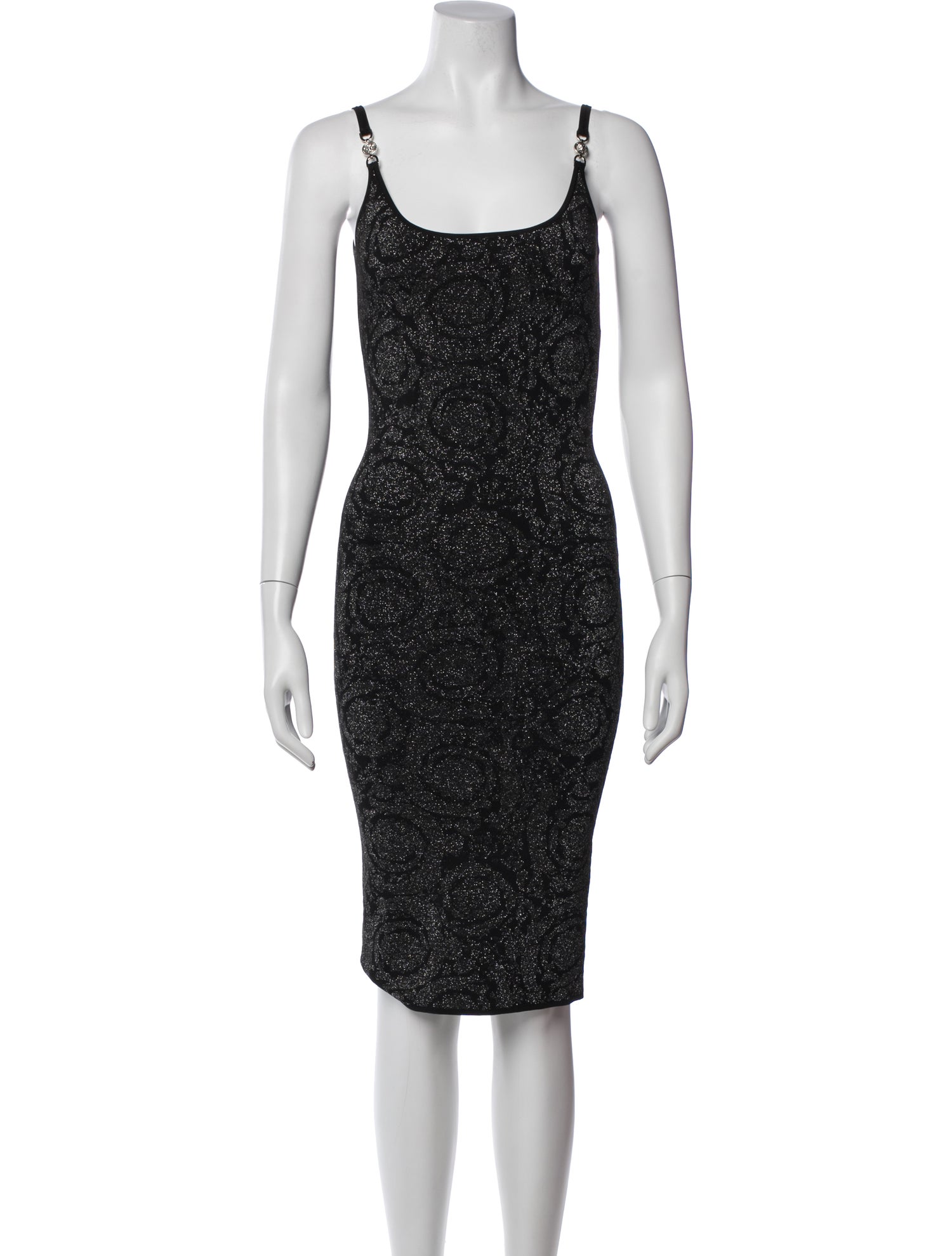 Versace Printed Knee-Length Dress