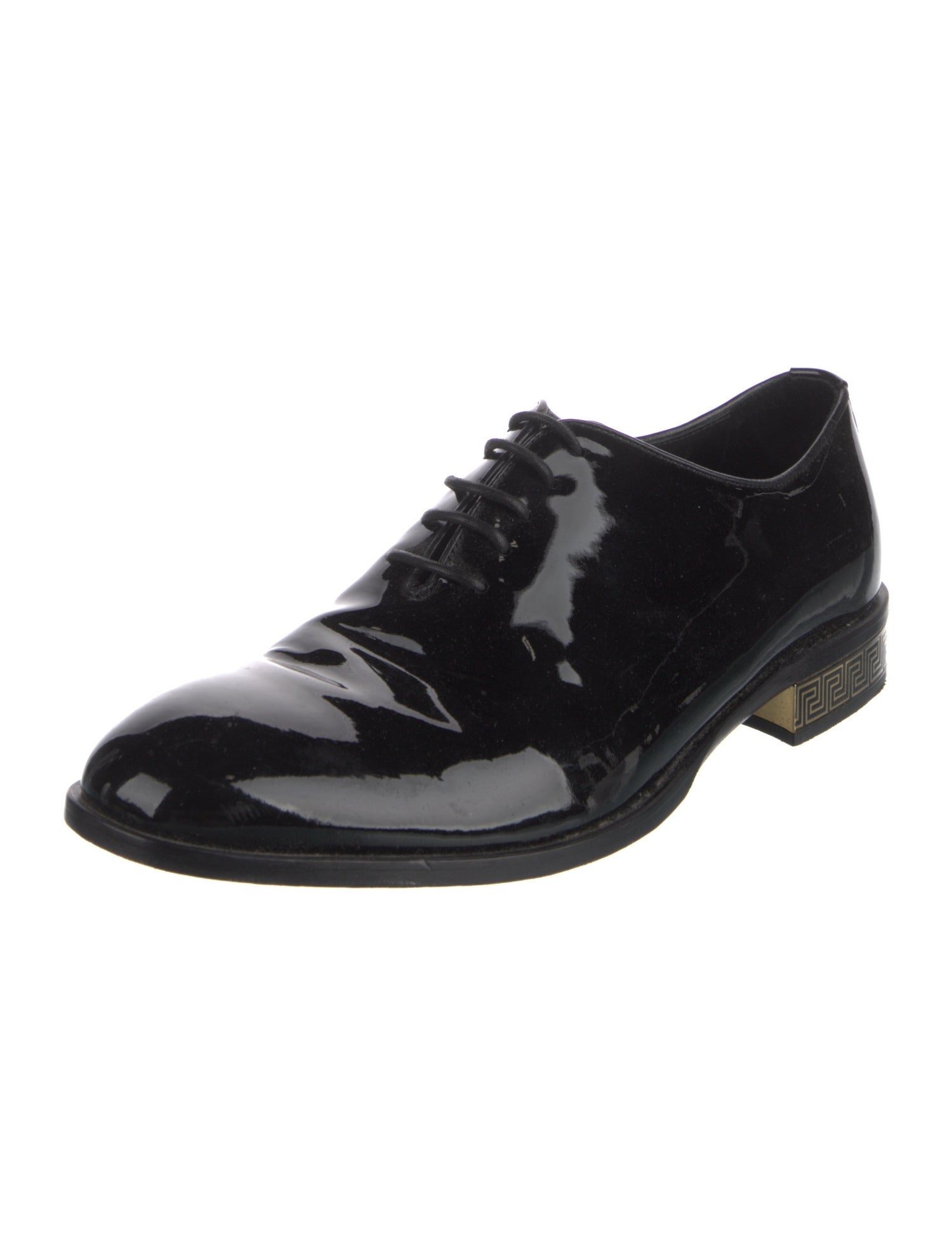 Versace Patent Leather Oxfords
