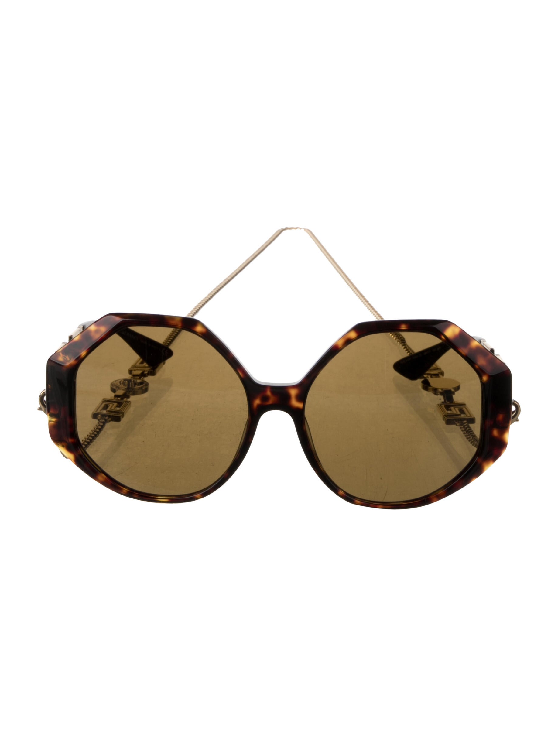Versace Round Tinted Sunglasses