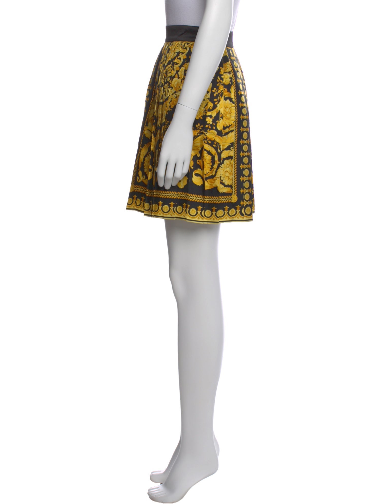 Versace Silk Mini Skirt