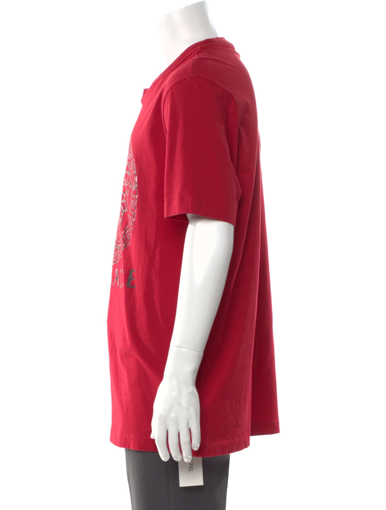 Versace Animal Print Crew Neck T-Shirt