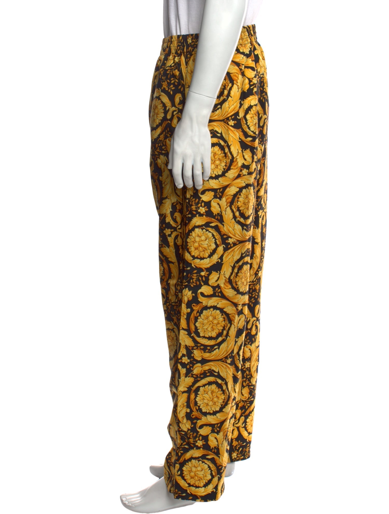 Versace Silk Joggers w/ Tags