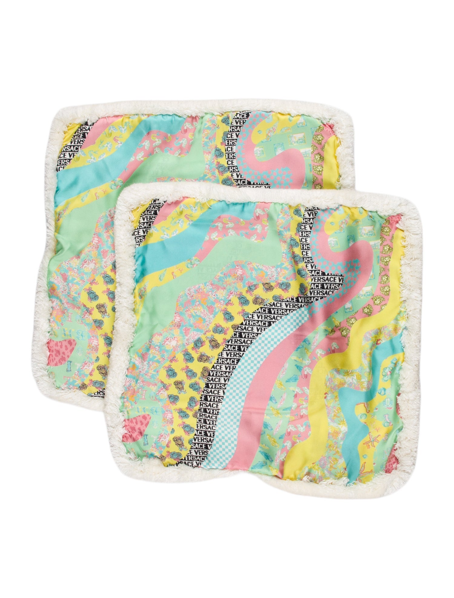 Versace Pair of Throw Pillow